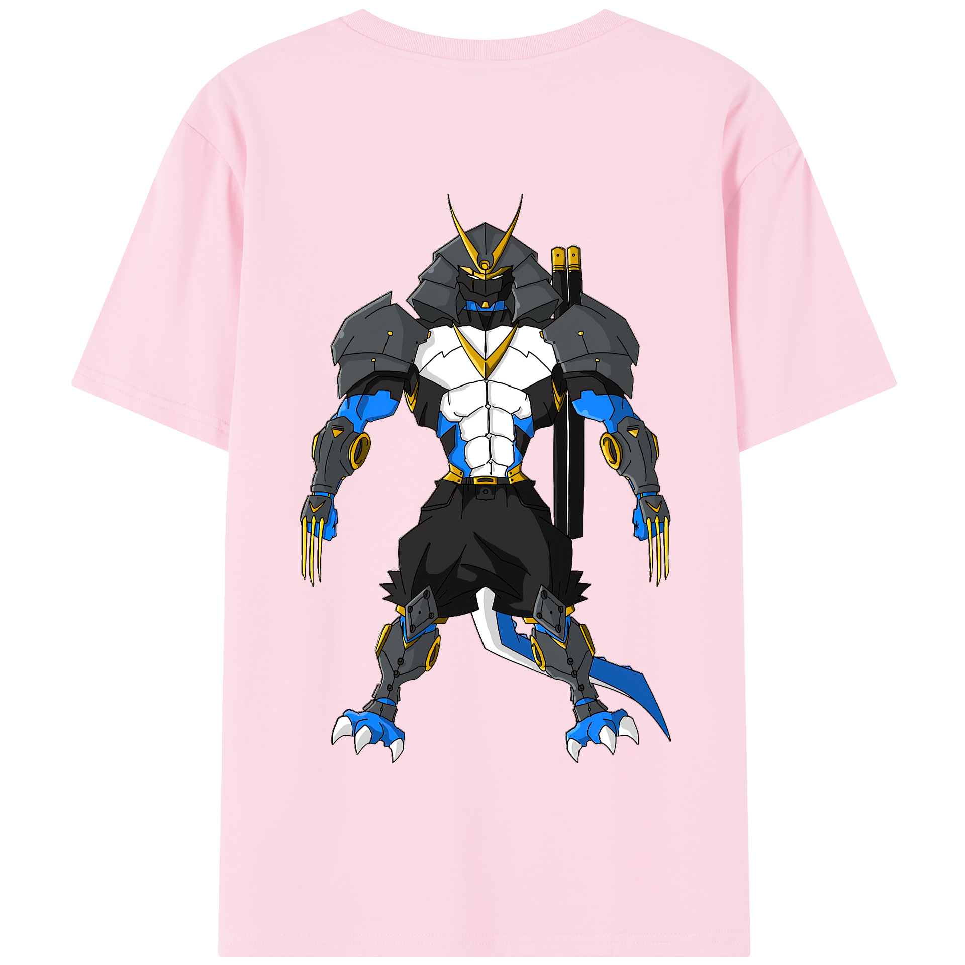 （画像用） Digimon デジタルモンスター/デジモン 綿100％半袖Tシャツ（背面プリント）