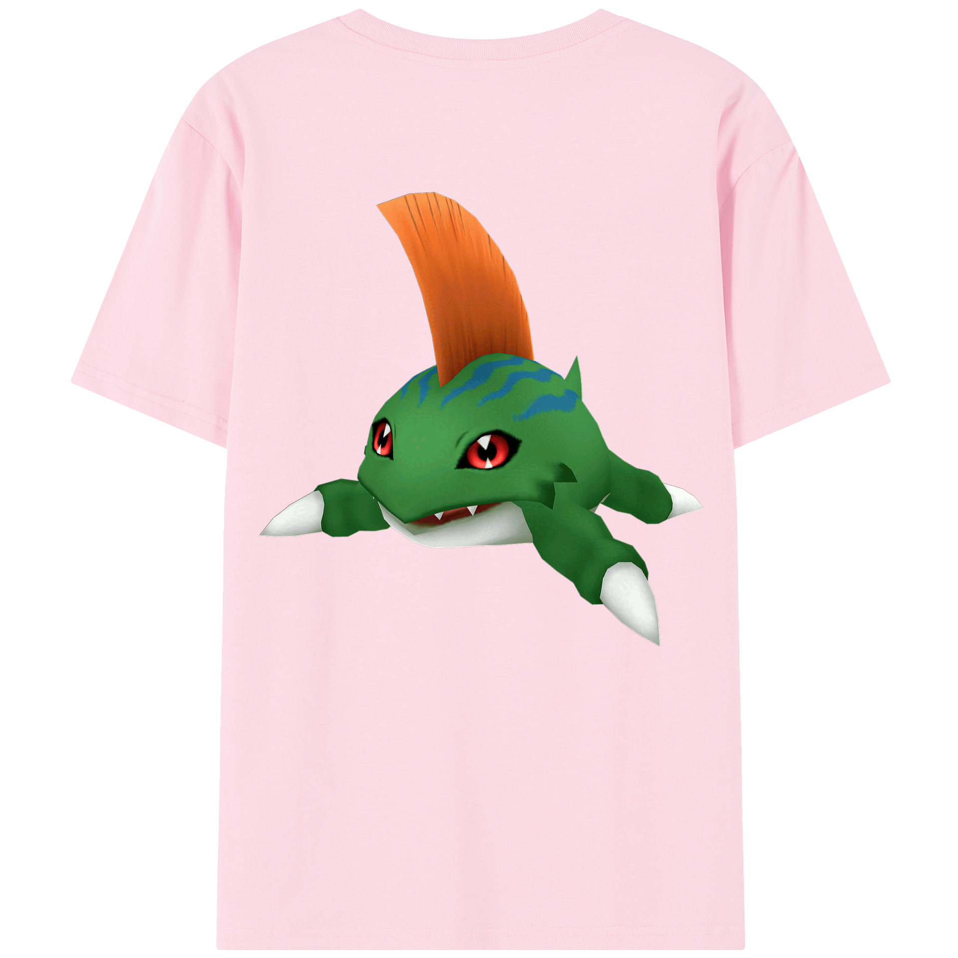（画像用） Digimon デジタルモンスター/デジモン 綿100％半袖Tシャツ（背面プリント）
