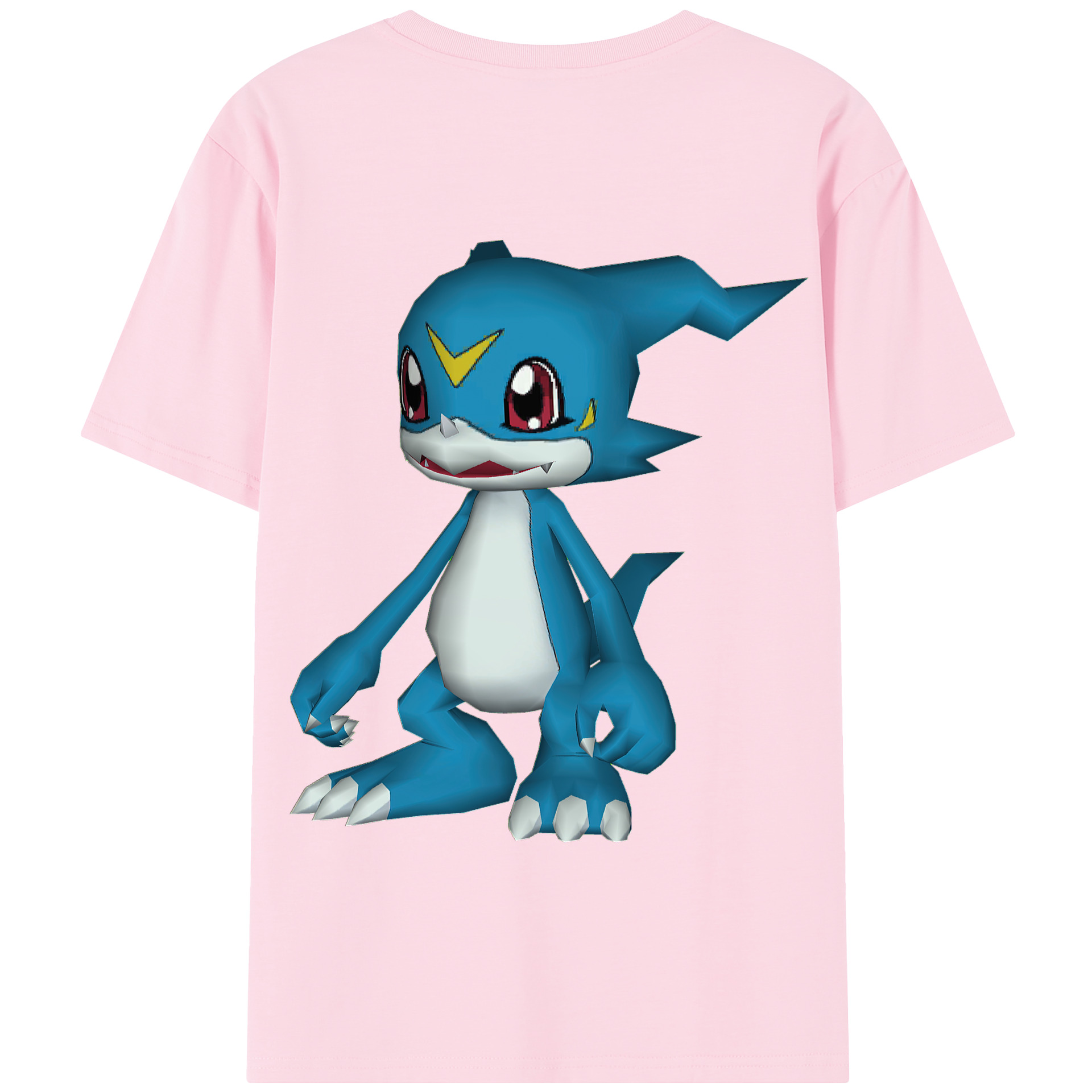 （画像用） Digimon デジタルモンスター/デジモン 綿100％半袖Tシャツ（背面プリント）