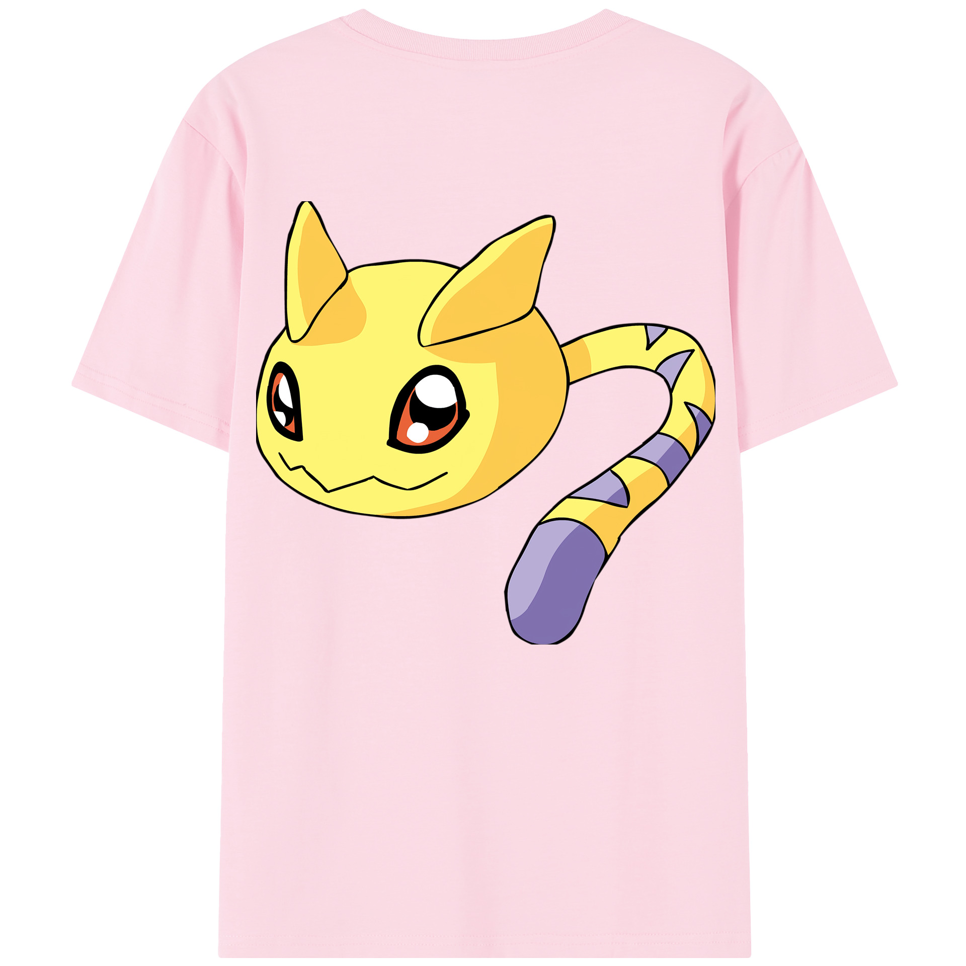 （画像用） Digimon デジタルモンスター/デジモン 綿100％半袖Tシャツ（背面プリント）