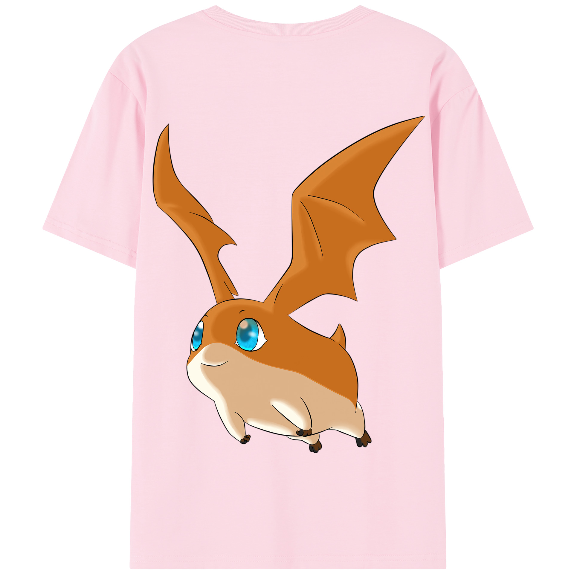 （画像用） Digimon デジタルモンスター/デジモン 綿100％半袖Tシャツ（背面プリント）