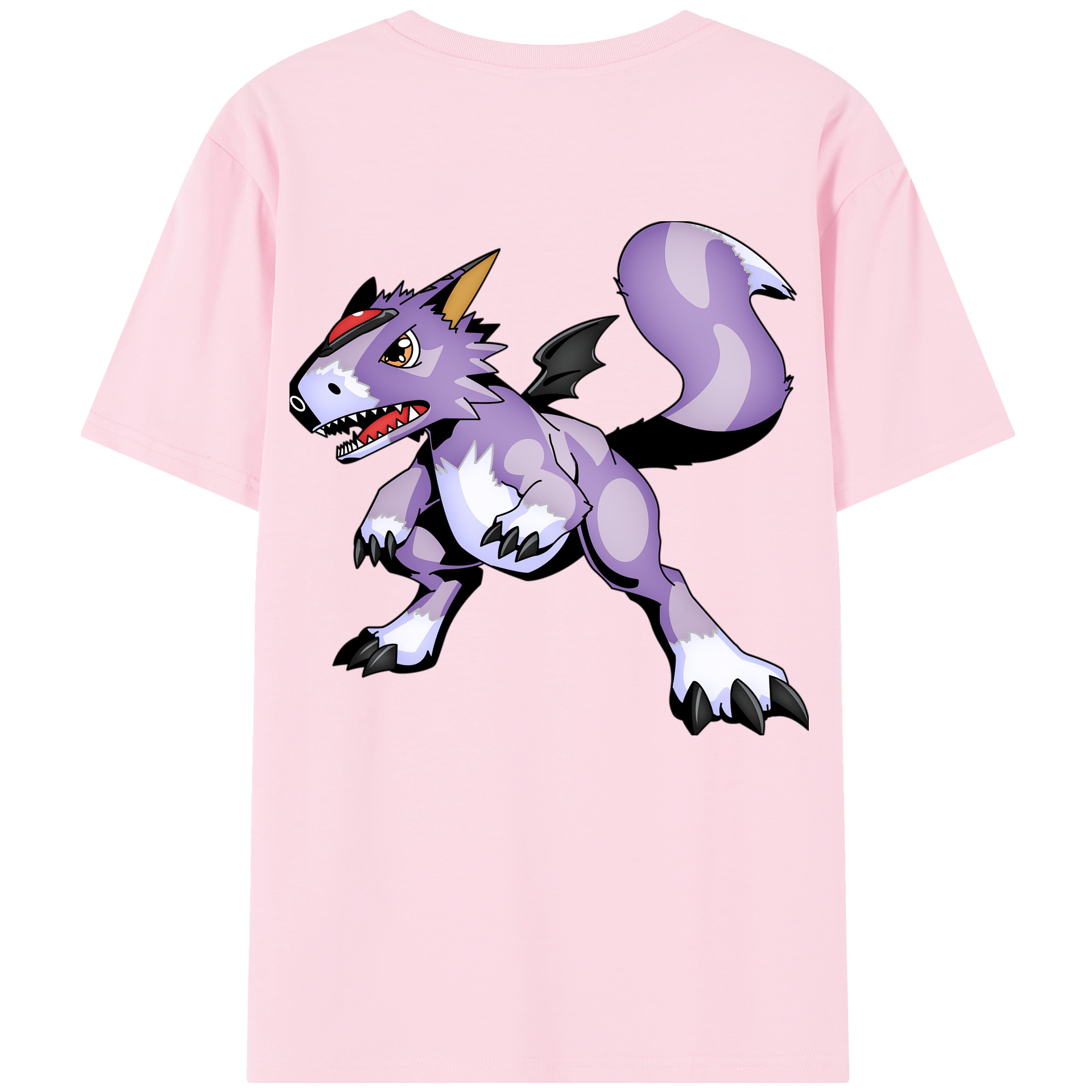 （画像用） Digimon デジタルモンスター/デジモン 綿100％半袖Tシャツ（背面プリント）