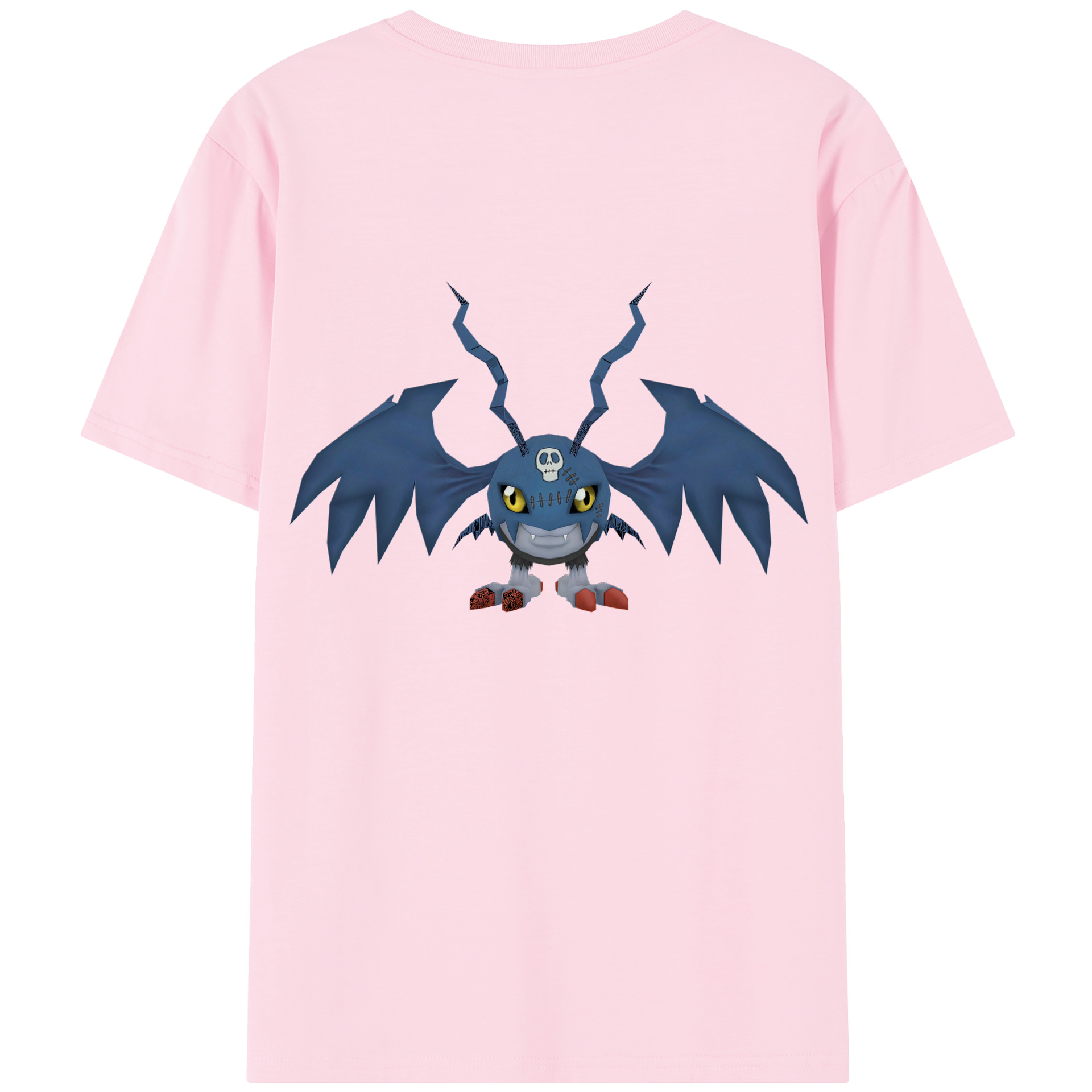 （画像用） Digimon デジタルモンスター/デジモン 綿100％半袖Tシャツ（背面プリント）
