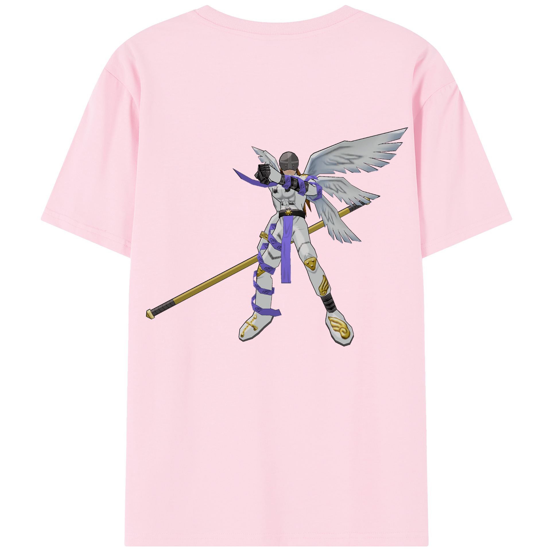 （画像用） Digimon デジタルモンスター/デジモン 綿100％半袖Tシャツ（背面プリント）
