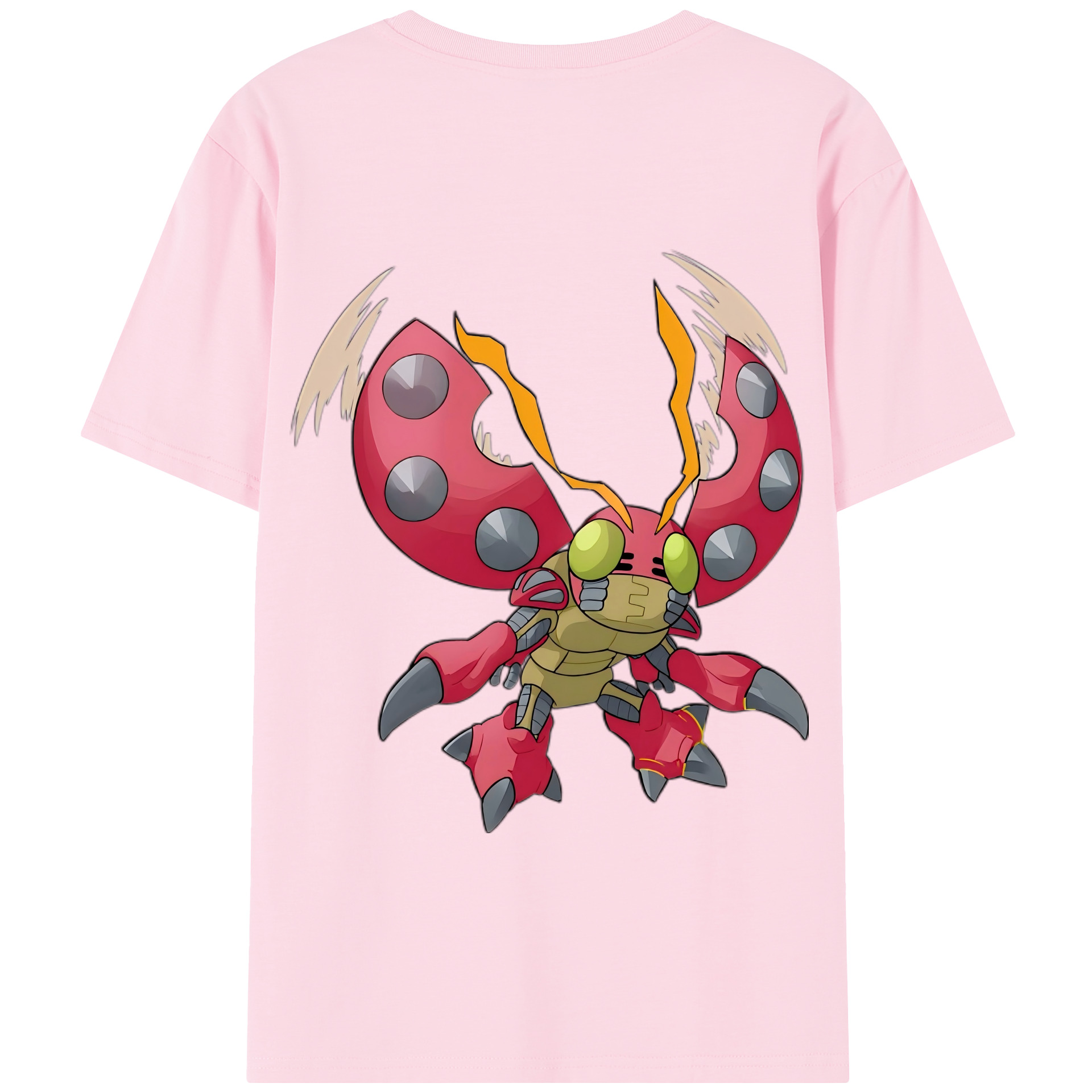 （画像用） Digimon デジタルモンスター/デジモン 綿100％半袖Tシャツ（背面プリント）