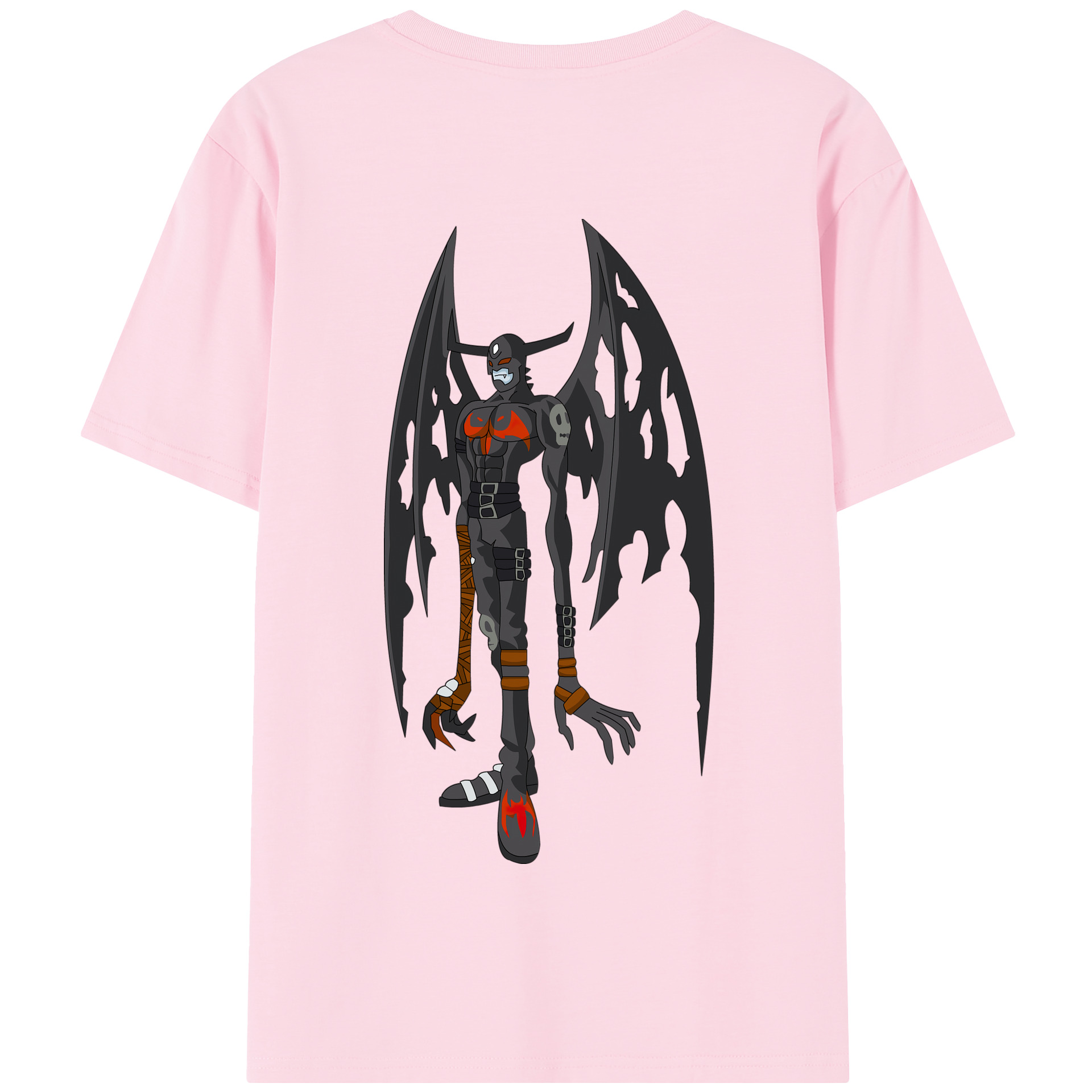 （画像用） Digimon デジタルモンスター/デジモン 綿100％半袖Tシャツ（背面プリント）
