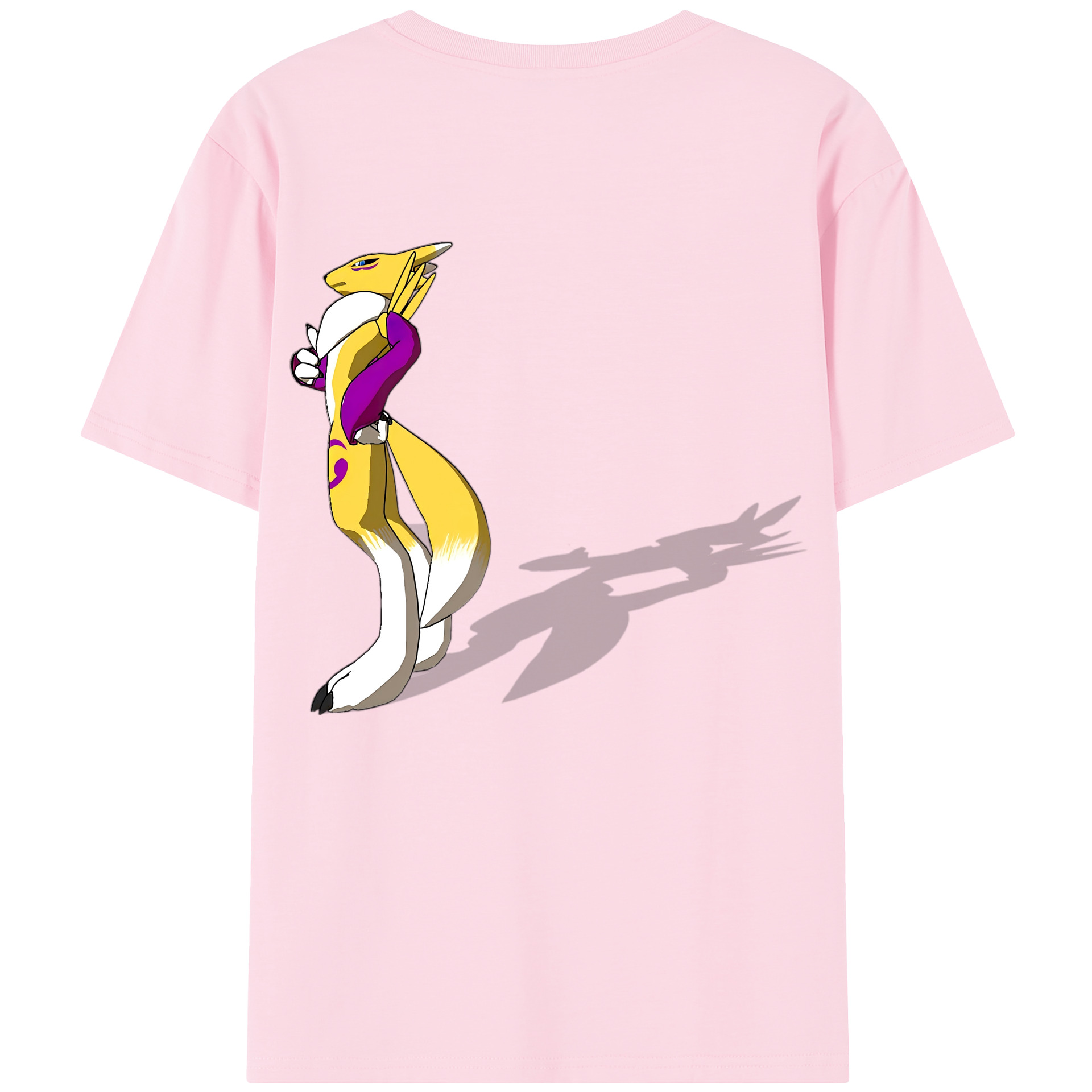 （画像用） Digimon デジタルモンスター/デジモン 綿100％半袖Tシャツ（背面プリント）
