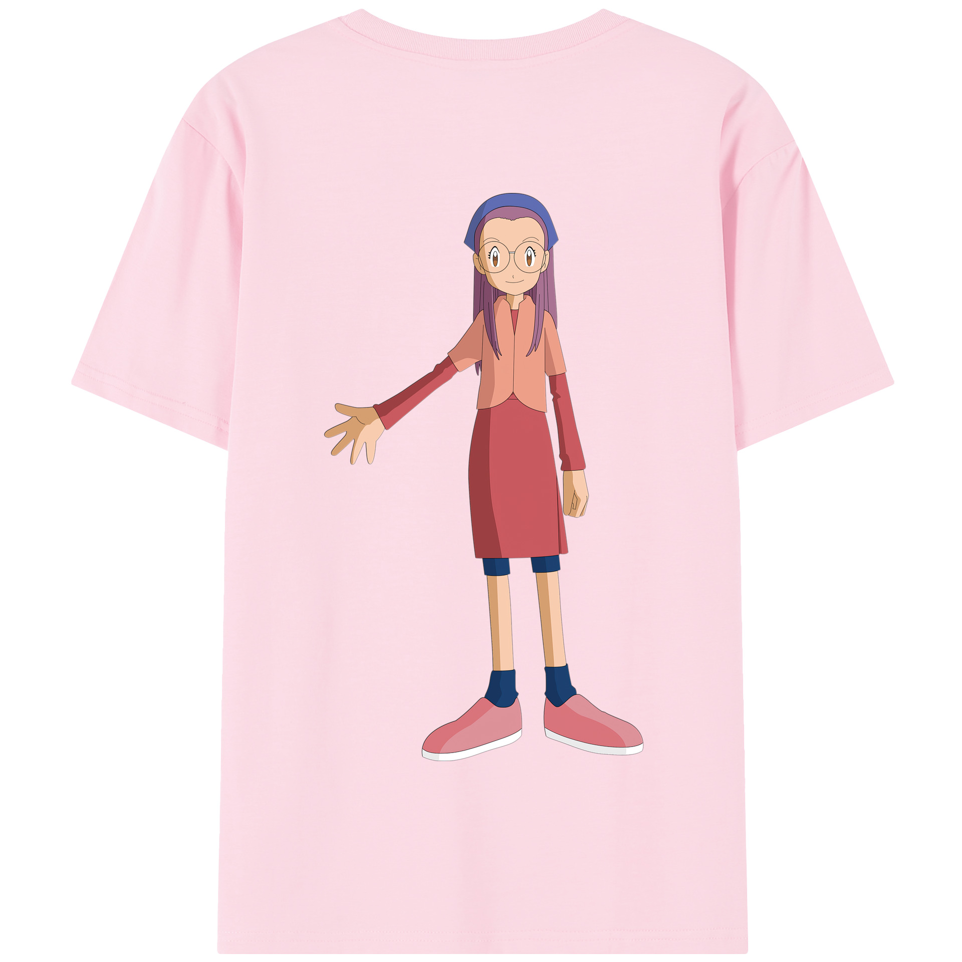 （画像用） Digimon デジタルモンスター/デジモン 綿100％半袖Tシャツ（背面プリント）
