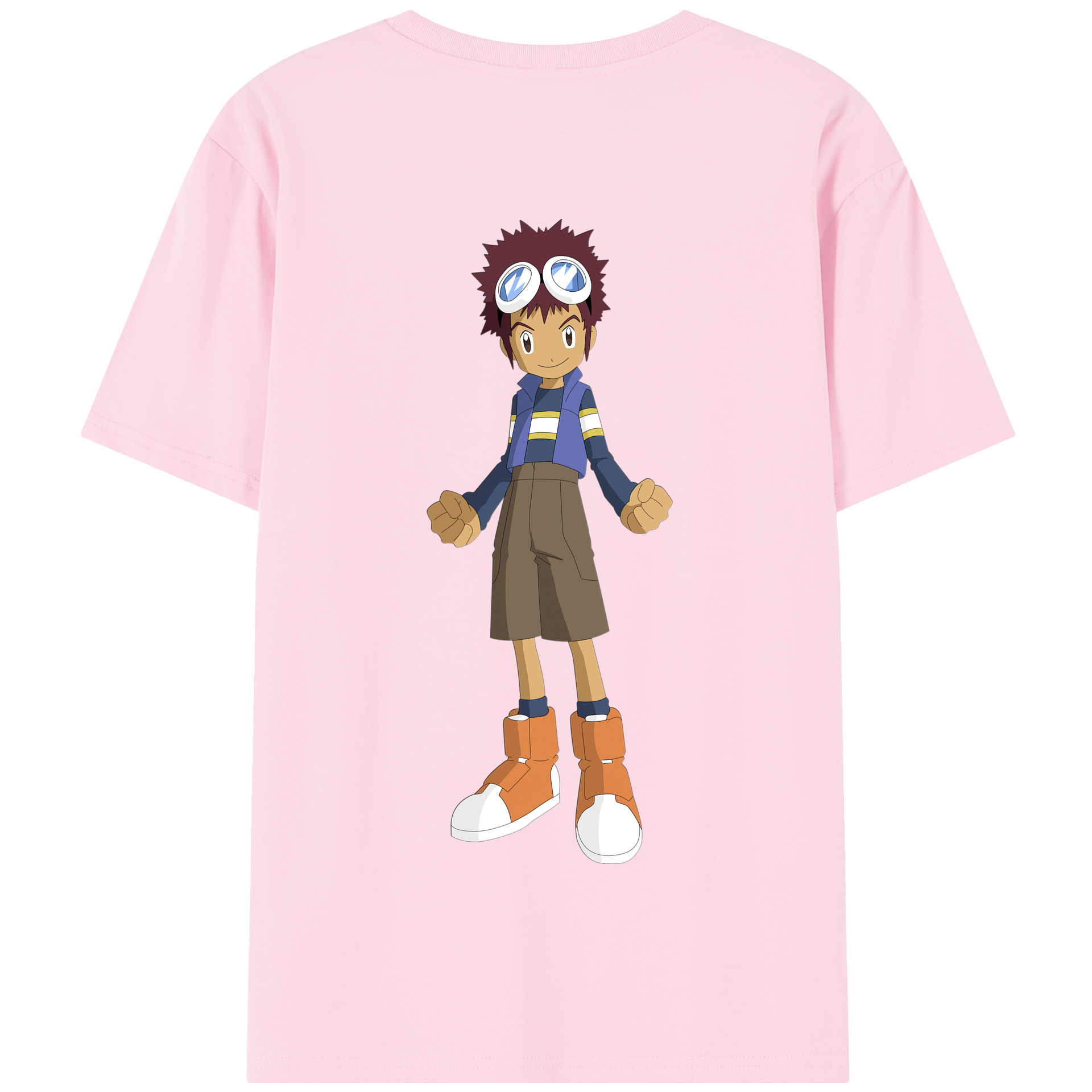 （画像用） Digimon デジタルモンスター/デジモン 綿100％半袖Tシャツ（背面プリント）