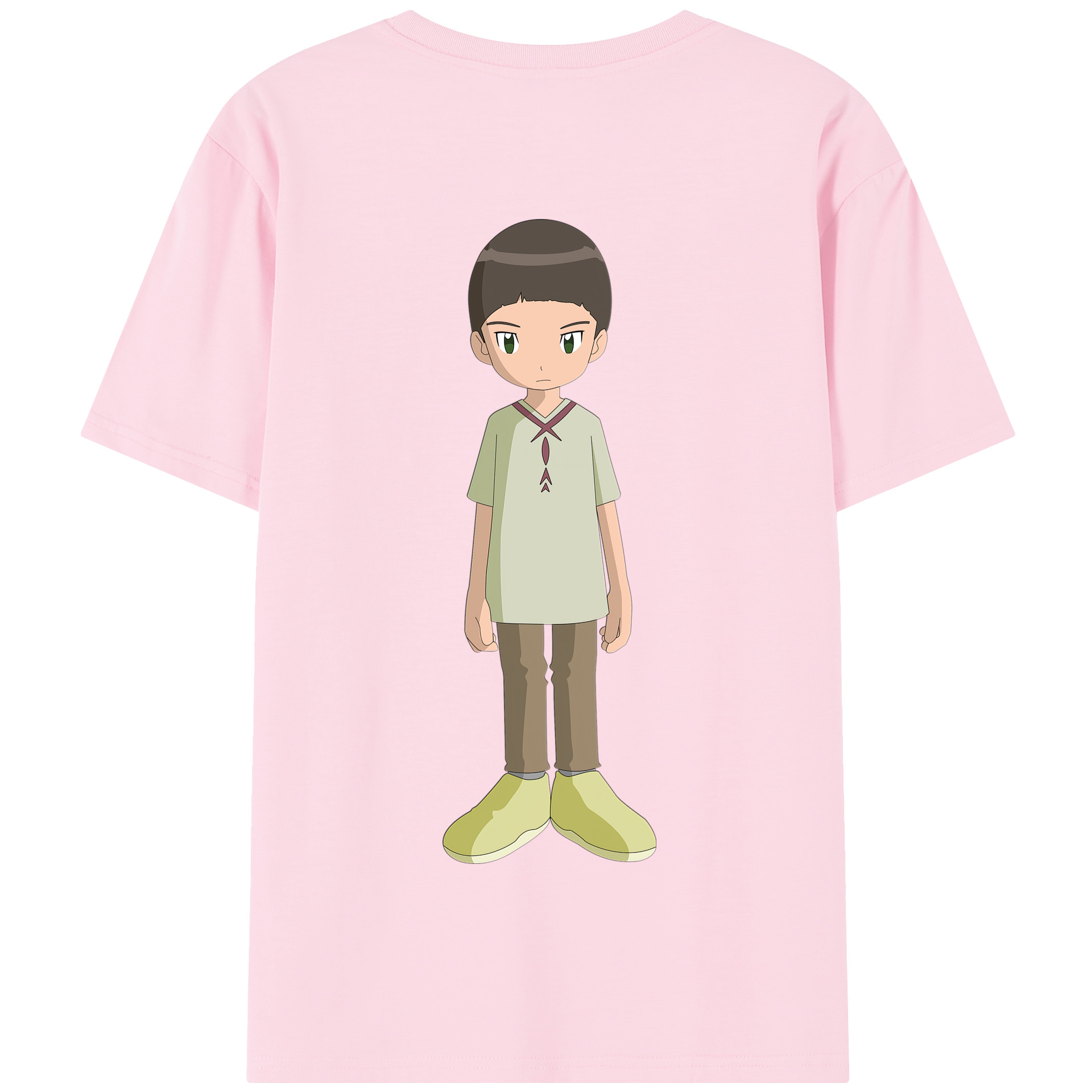 （画像用） Digimon デジタルモンスター/デジモン 綿100％半袖Tシャツ（背面プリント）