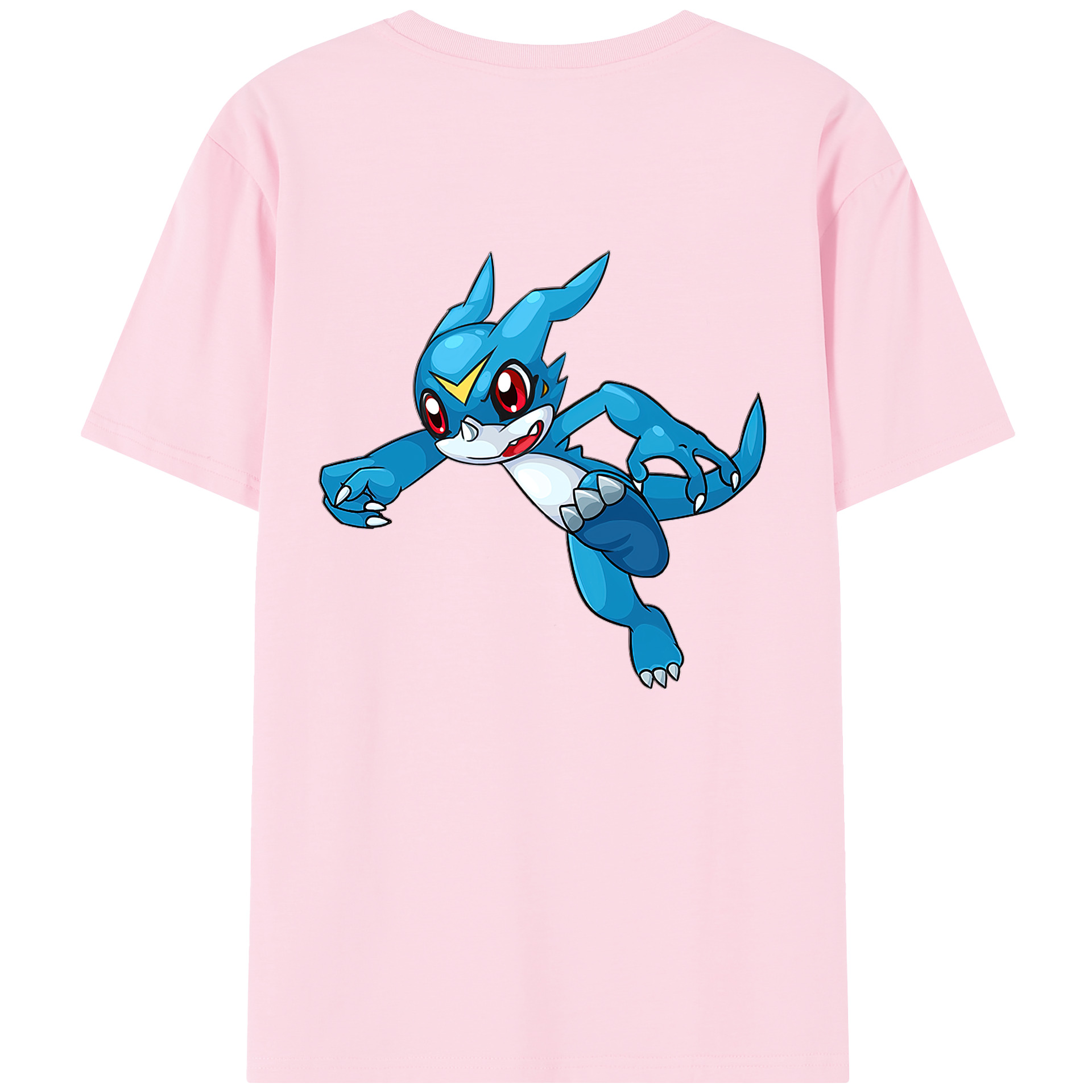 （画像用） Digimon デジタルモンスター/デジモン 綿100％半袖Tシャツ（背面プリント）
