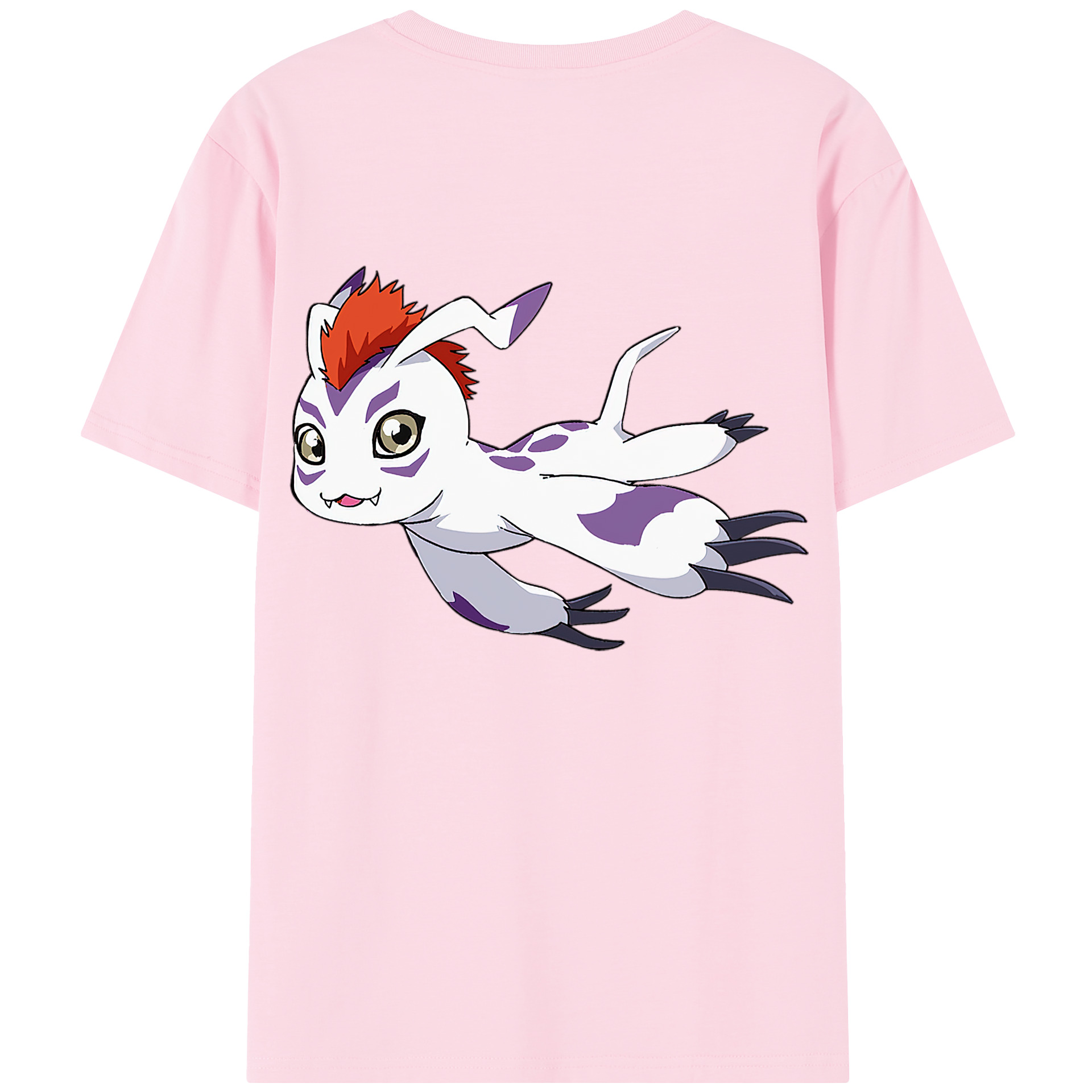 （画像用） Digimon デジタルモンスター/デジモン 綿100％半袖Tシャツ（背面プリント）