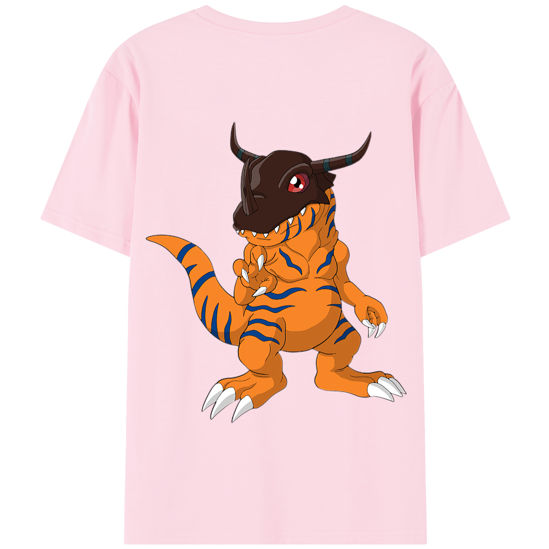 （画像用） Digimon デジタルモンスター/デジモン 綿100％半袖Tシャツ（背面プリント）
