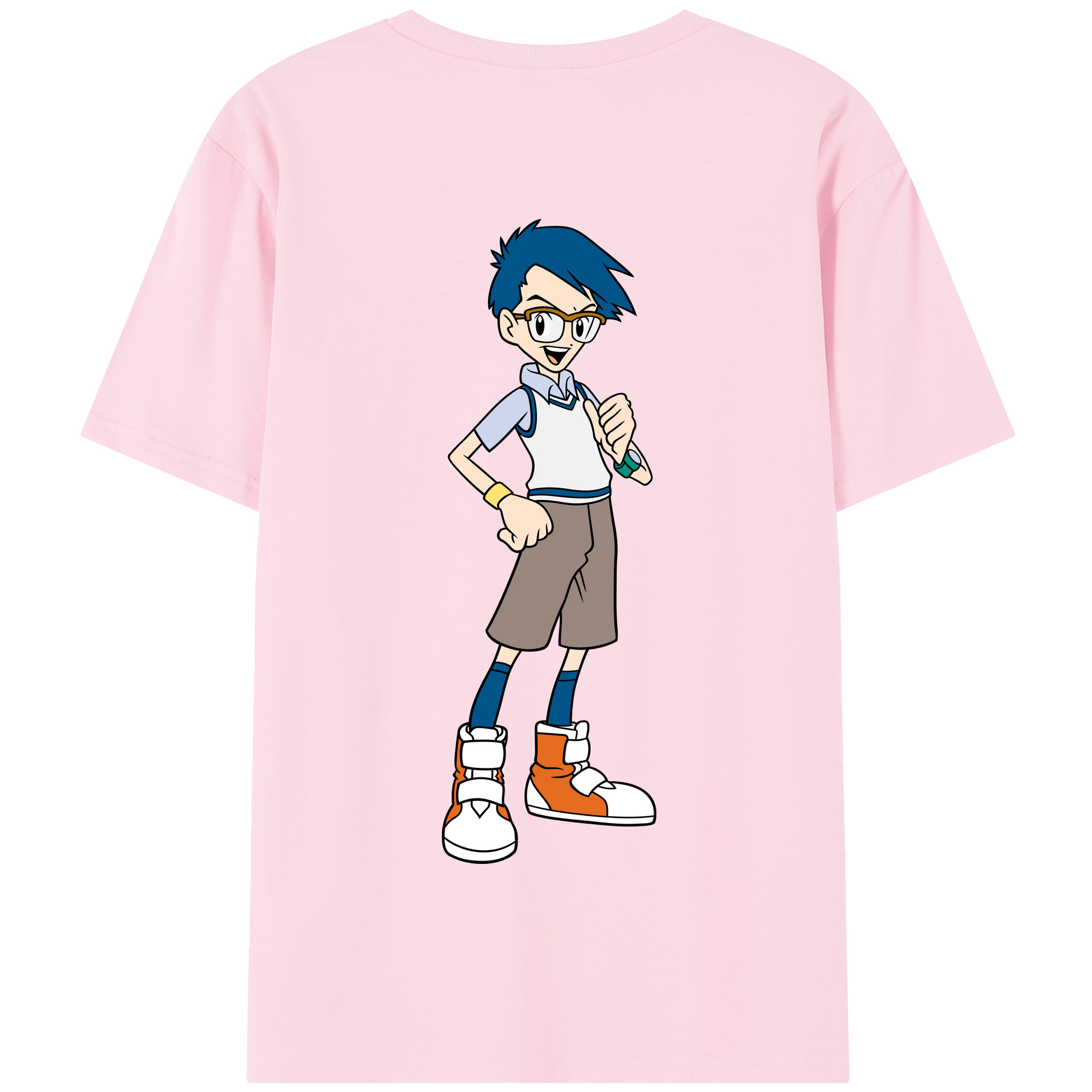 （画像用） Digimon デジタルモンスター/デジモン 綿100％半袖Tシャツ（背面プリント）