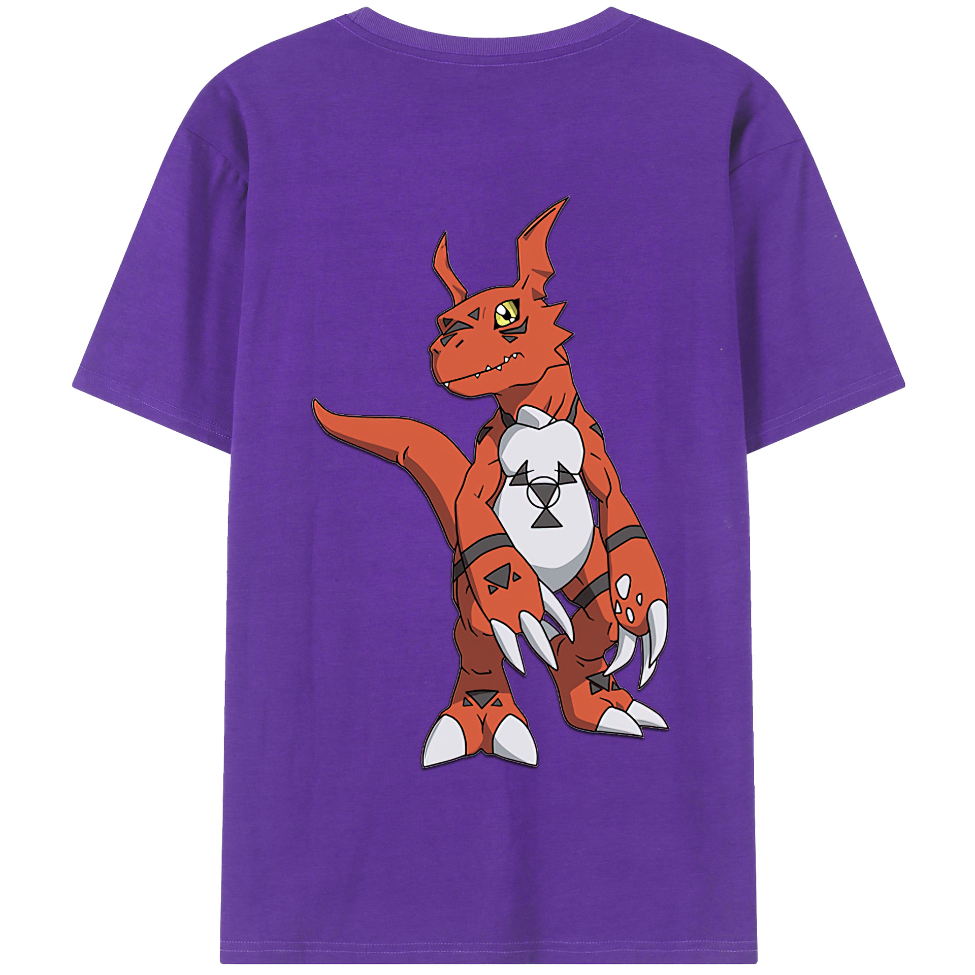 （画像用） Digimon デジタルモンスター/デジモン 綿100％半袖Tシャツ（背面プリント）