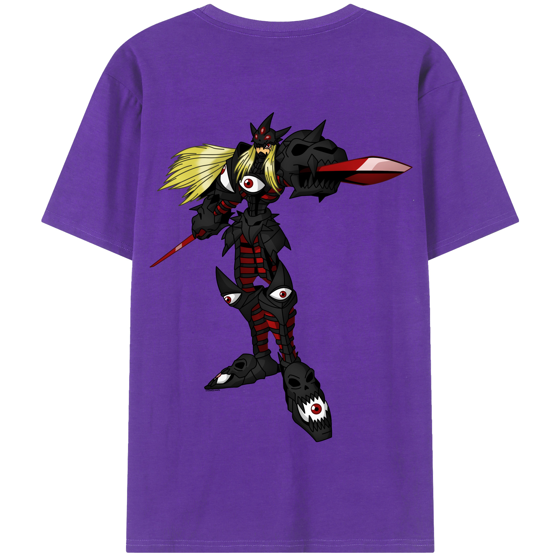 （画像用） Digimon デジタルモンスター/デジモン 綿100％半袖Tシャツ（背面プリント）