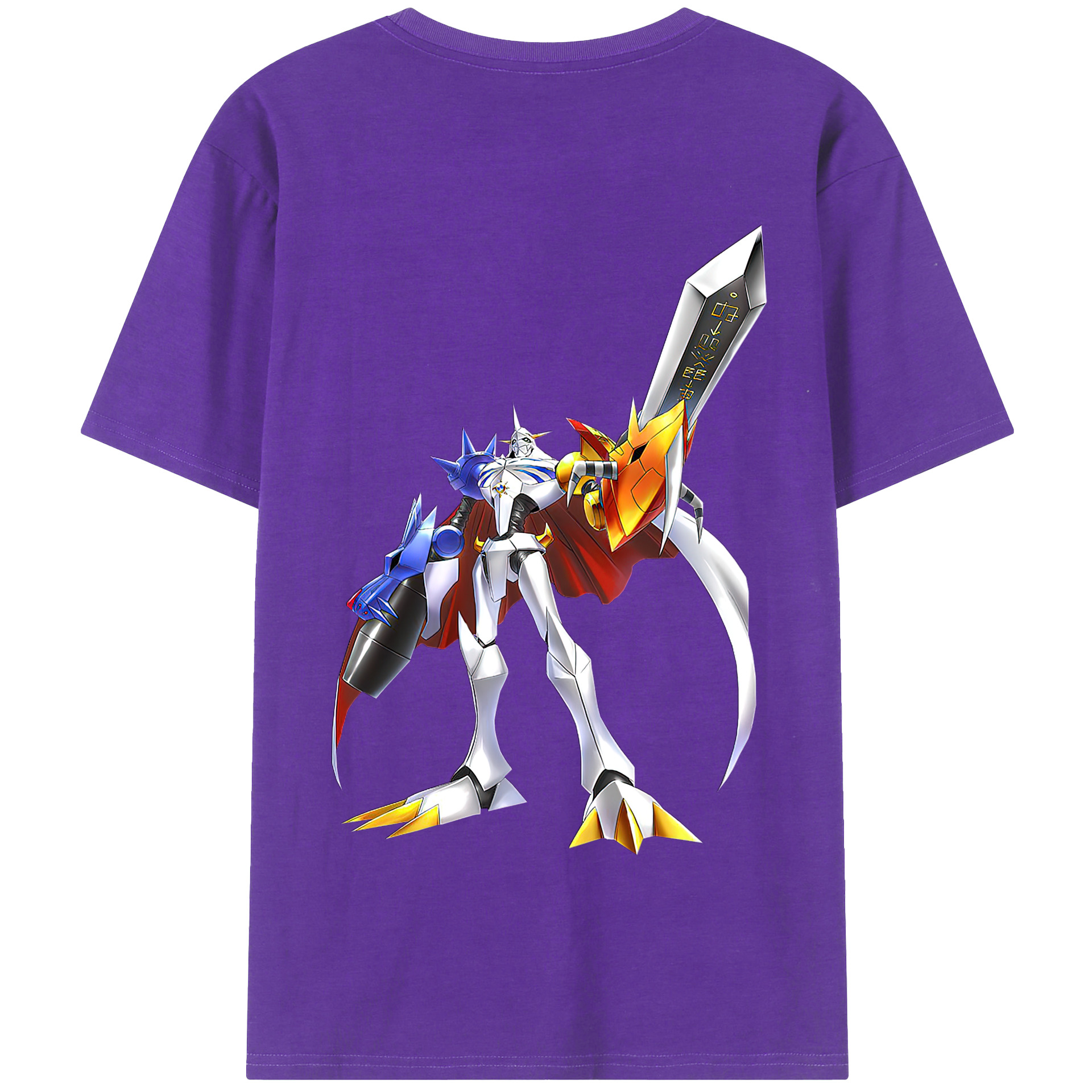 （画像用） Digimon デジタルモンスター/デジモン 綿100％半袖Tシャツ（背面プリント）