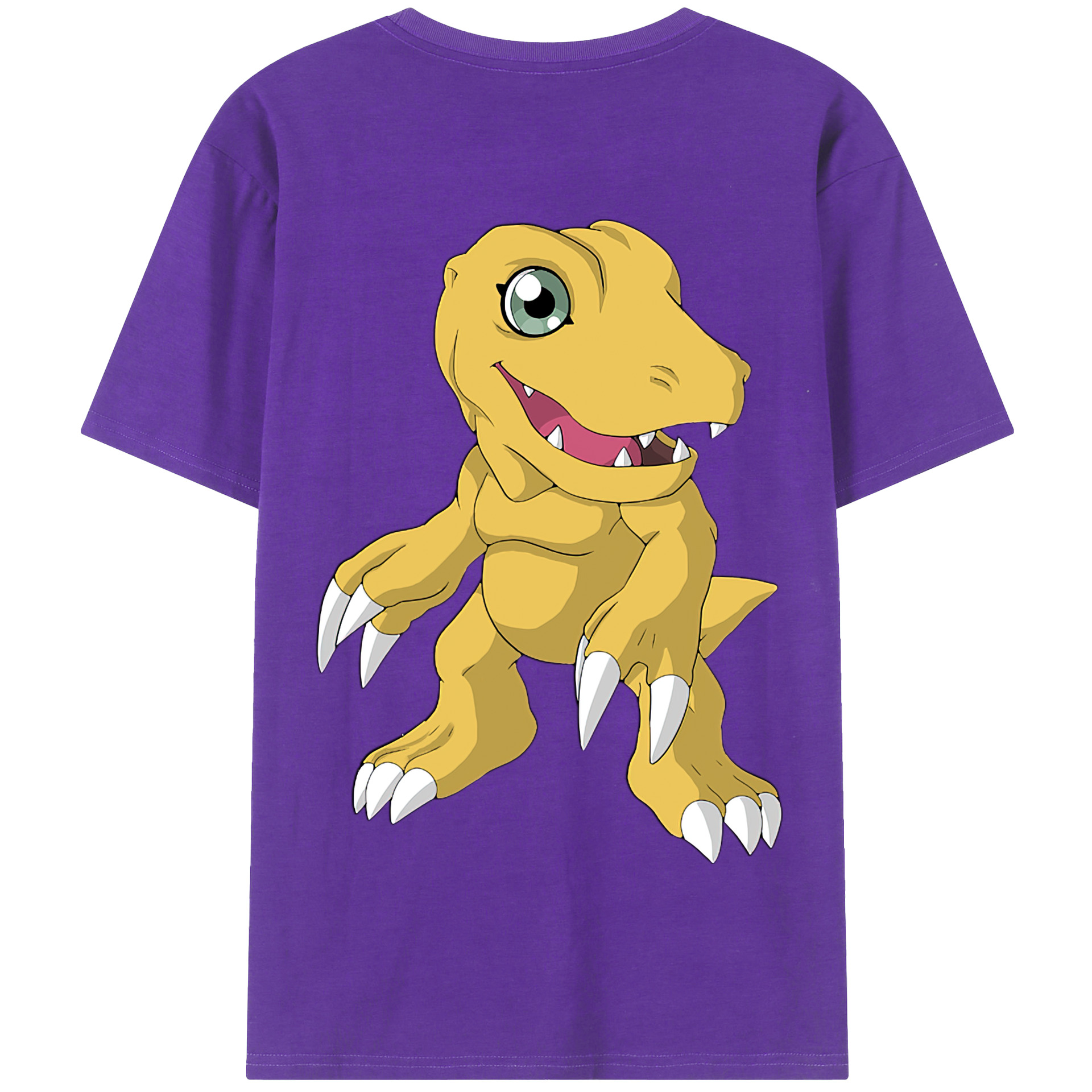 （画像用） Digimon デジタルモンスター/デジモン 綿100％半袖Tシャツ（背面プリント）