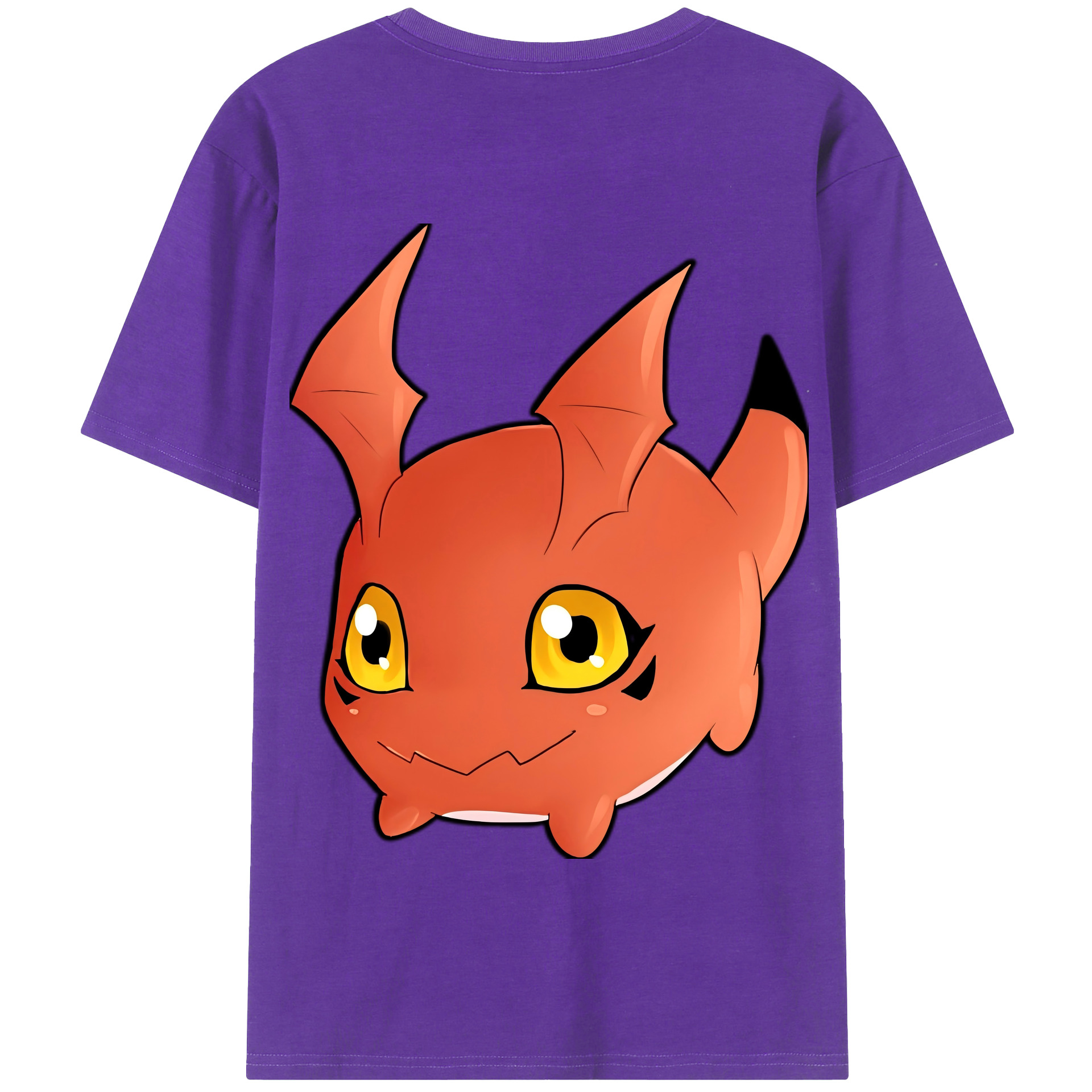 （画像用） Digimon デジタルモンスター/デジモン 綿100％半袖Tシャツ（背面プリント）