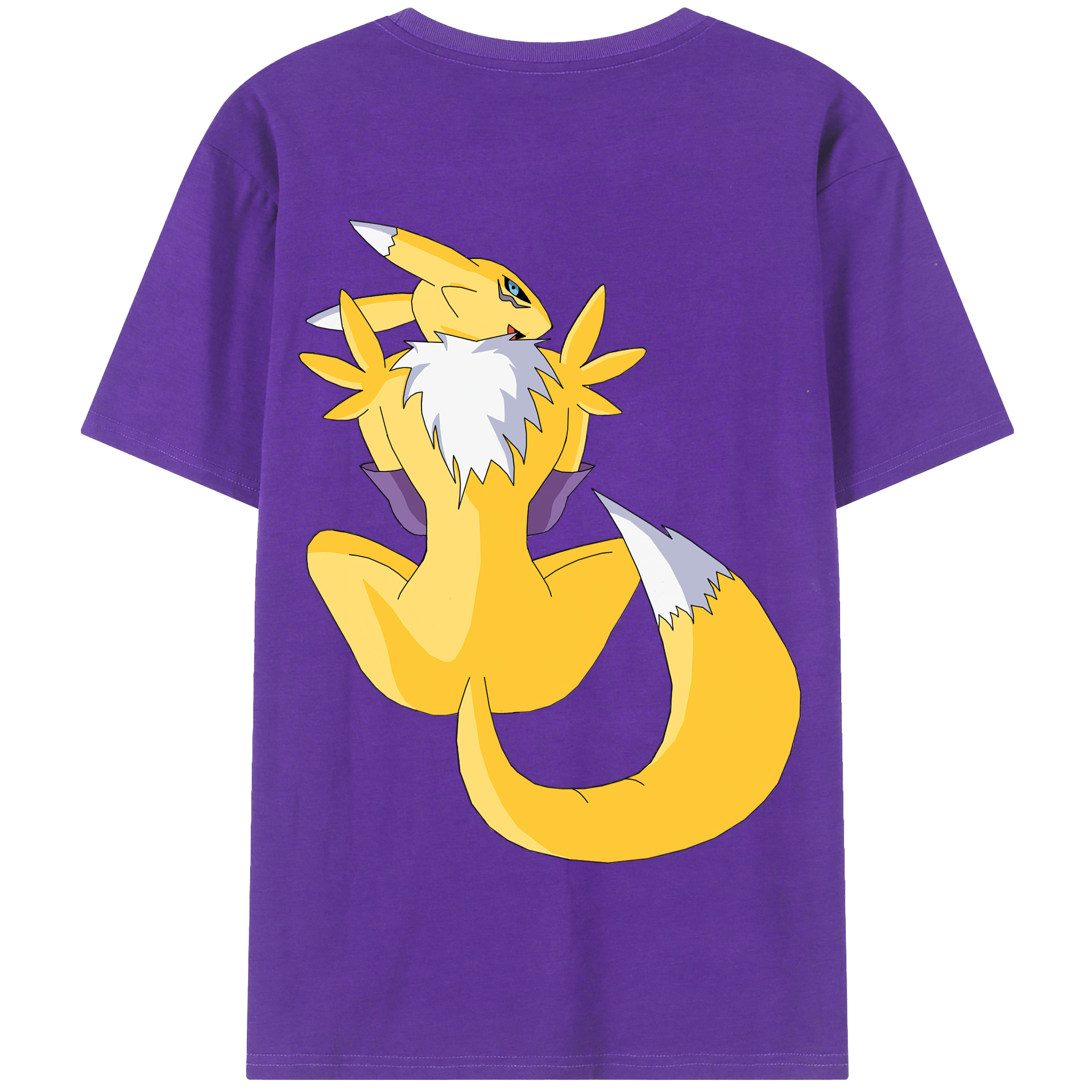 （画像用） Digimon デジタルモンスター/デジモン 綿100％半袖Tシャツ（背面プリント）