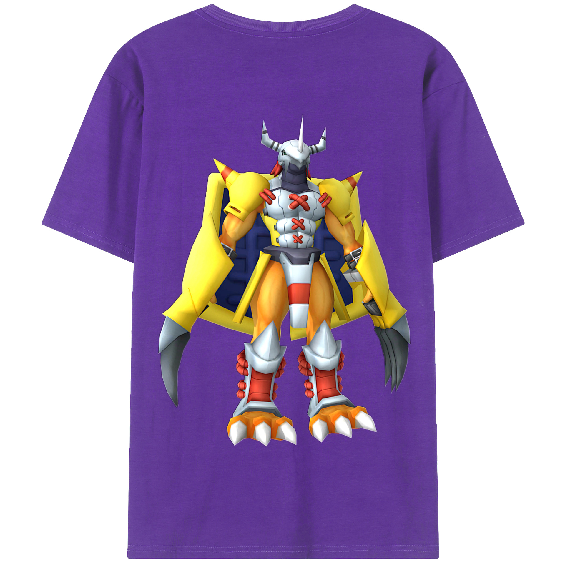 （画像用） Digimon デジタルモンスター/デジモン 綿100％半袖Tシャツ（背面プリント）