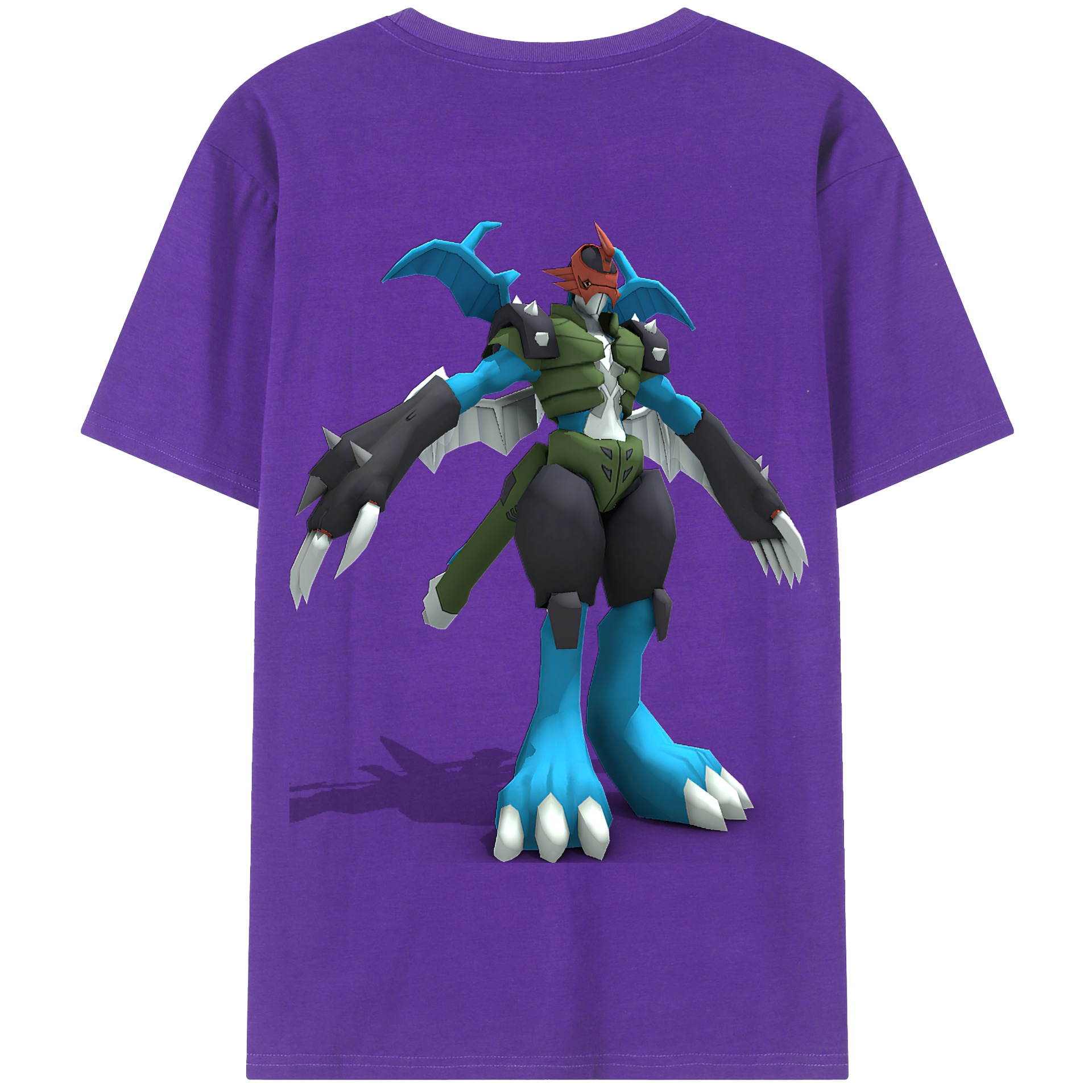 （画像用） Digimon デジタルモンスター/デジモン 綿100％半袖Tシャツ（背面プリント）