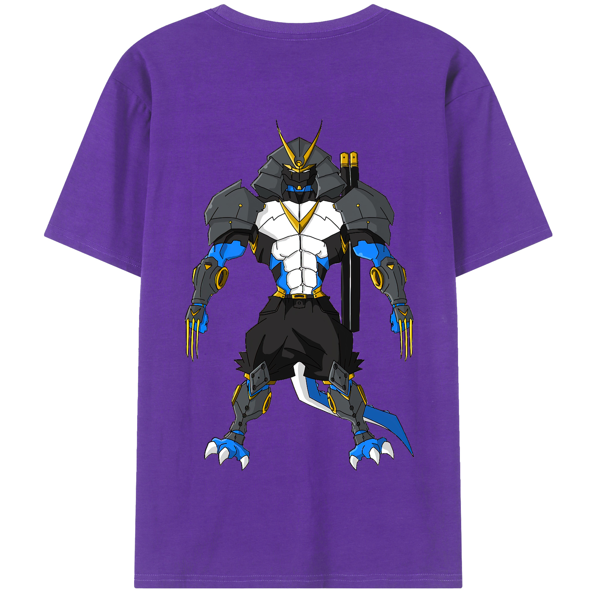 （画像用） Digimon デジタルモンスター/デジモン 綿100％半袖Tシャツ（背面プリント）