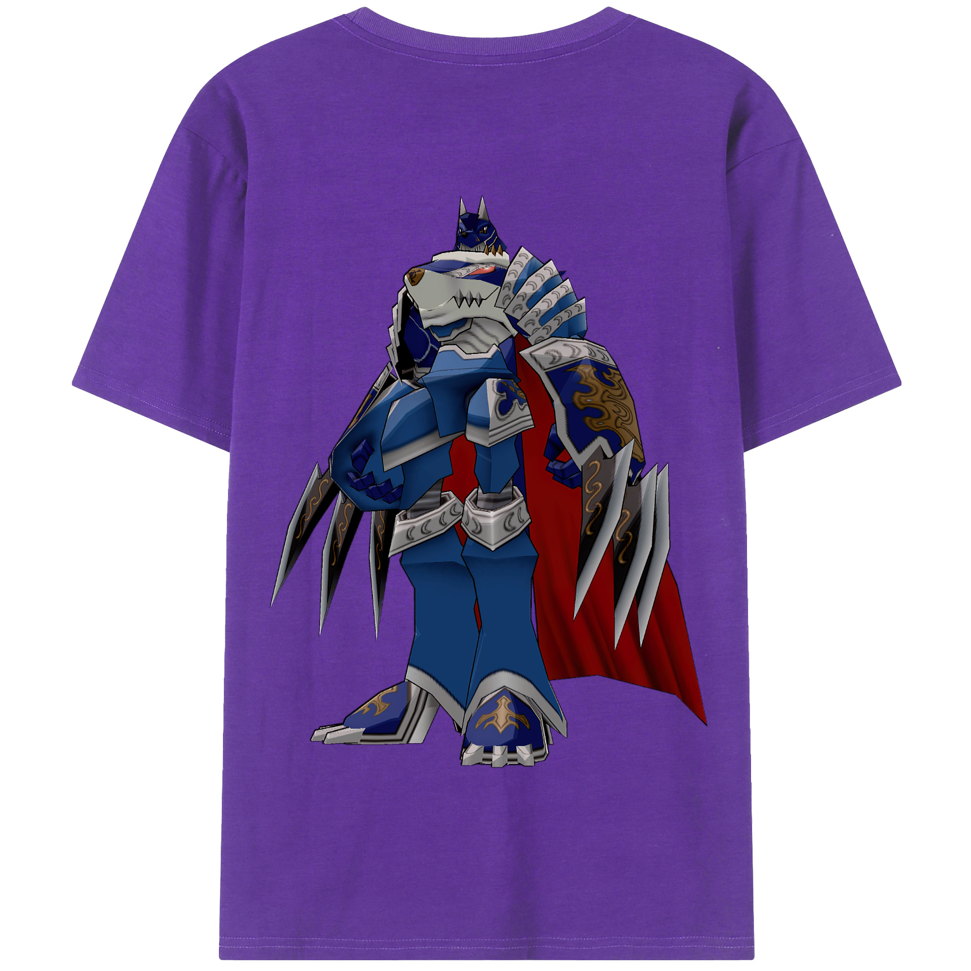 （画像用） Digimon デジタルモンスター/デジモン 綿100％半袖Tシャツ（背面プリント）