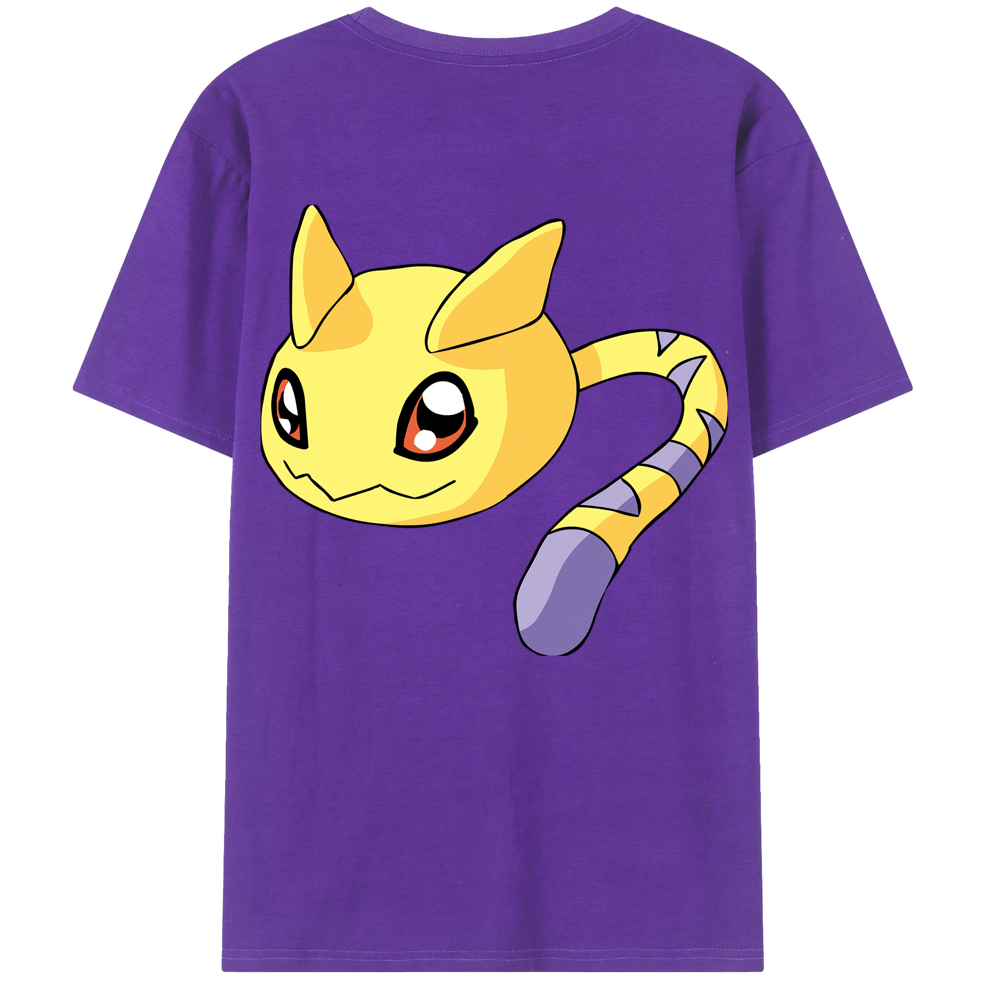 （画像用） Digimon デジタルモンスター/デジモン 綿100％半袖Tシャツ（背面プリント）