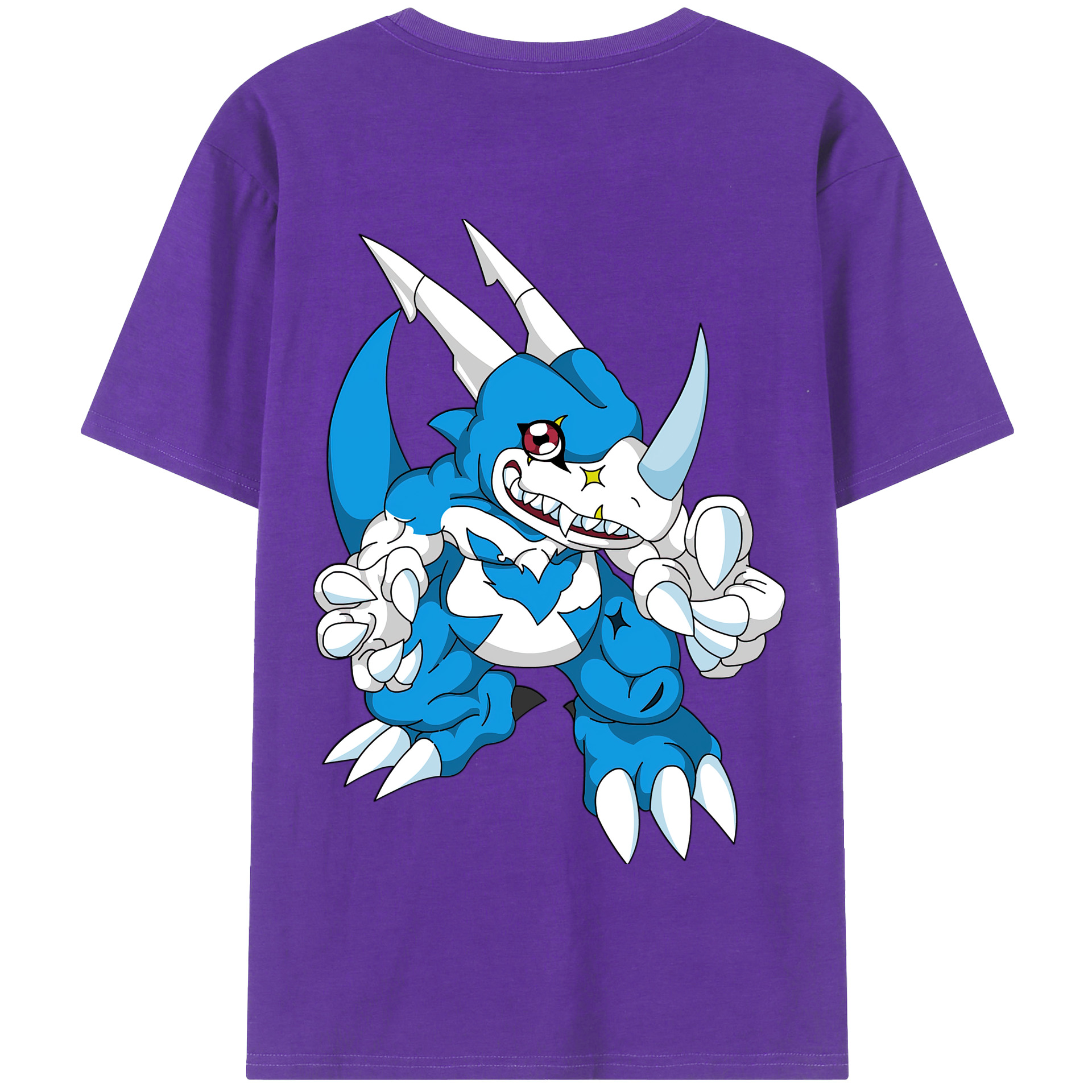 （画像用） Digimon デジタルモンスター/デジモン 綿100％半袖Tシャツ（背面プリント）