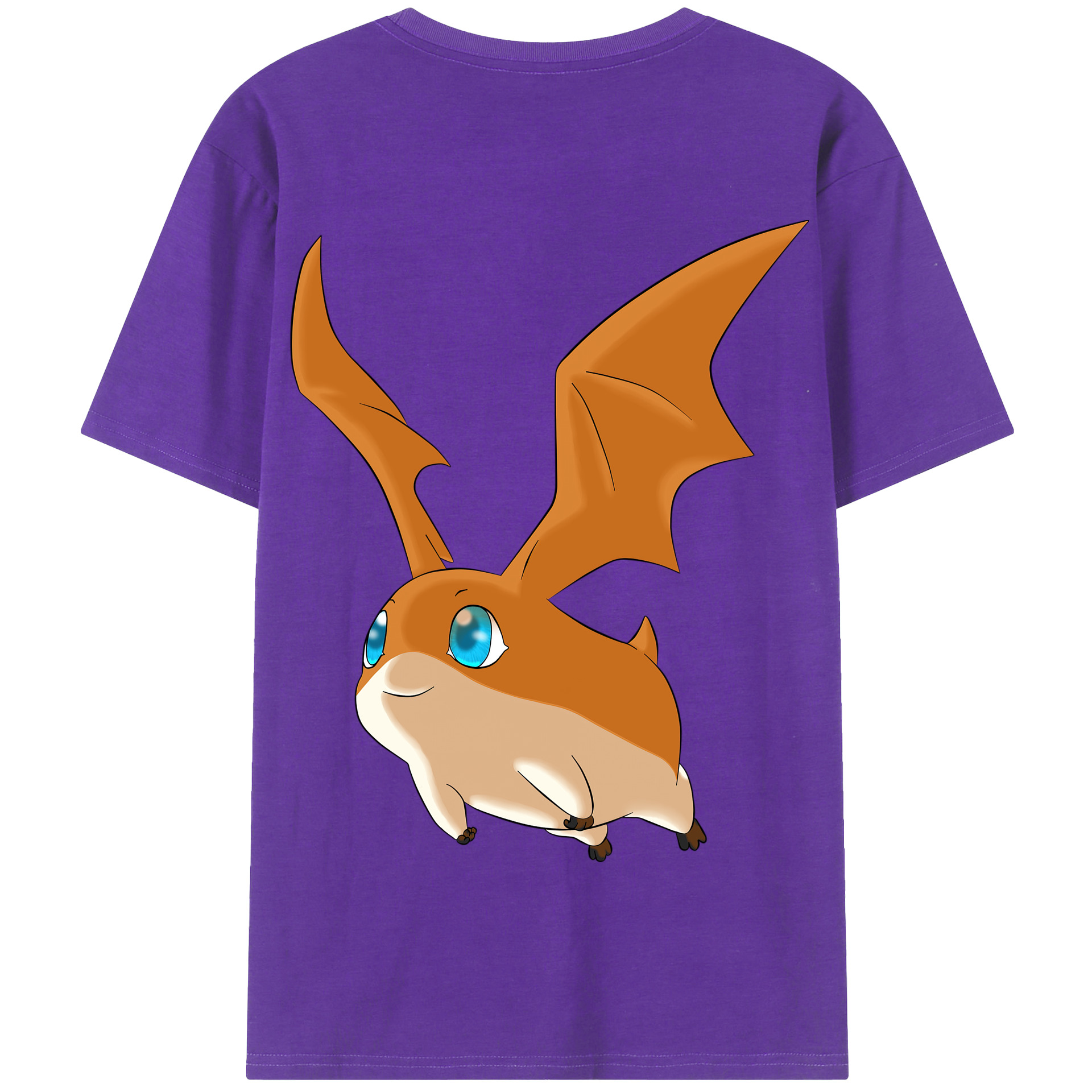 （画像用） Digimon デジタルモンスター/デジモン 綿100％半袖Tシャツ（背面プリント）