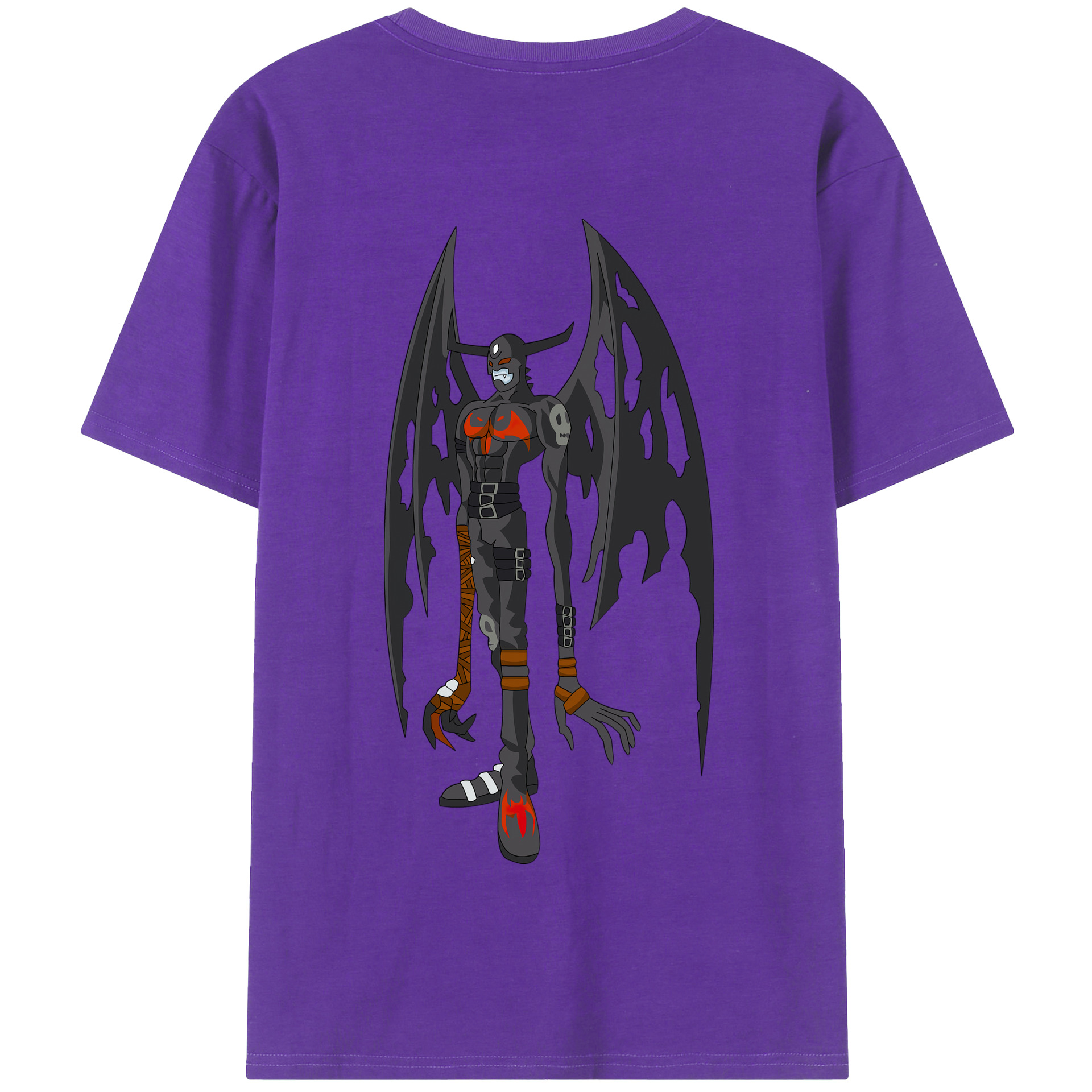 （画像用） Digimon デジタルモンスター/デジモン 綿100％半袖Tシャツ（背面プリント）