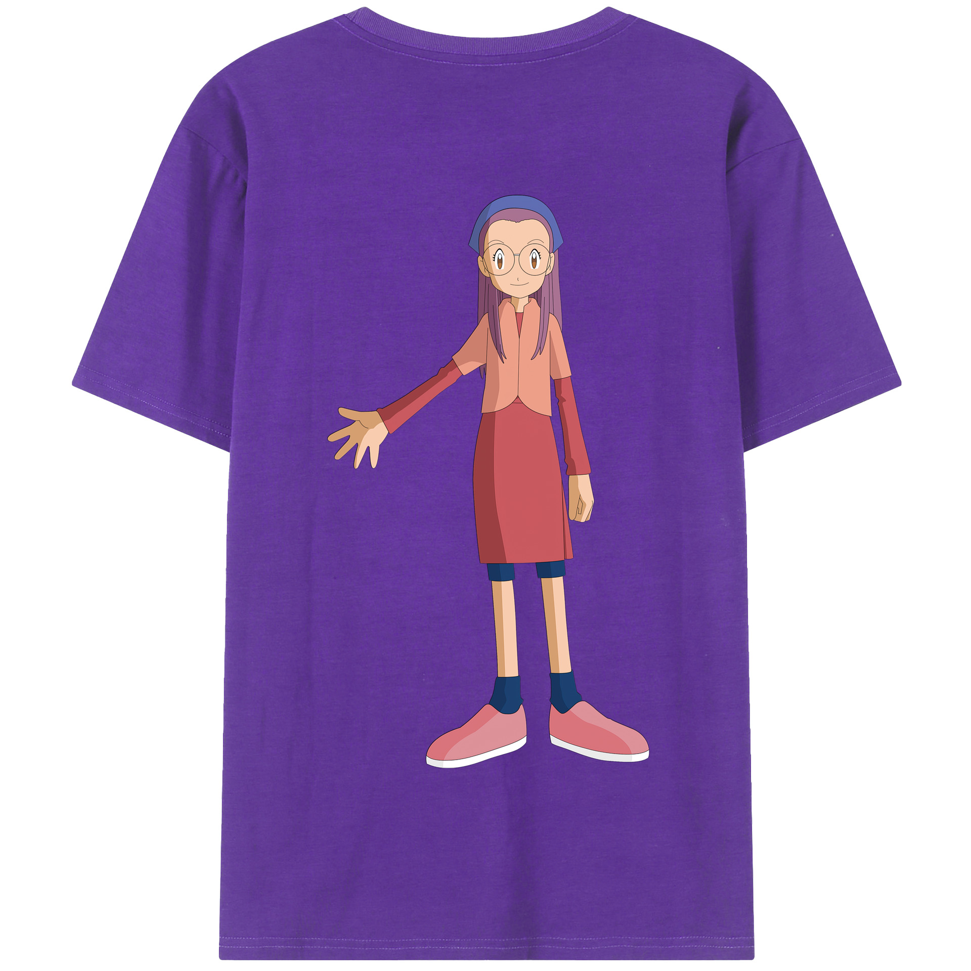 （画像用） Digimon デジタルモンスター/デジモン 綿100％半袖Tシャツ（背面プリント）