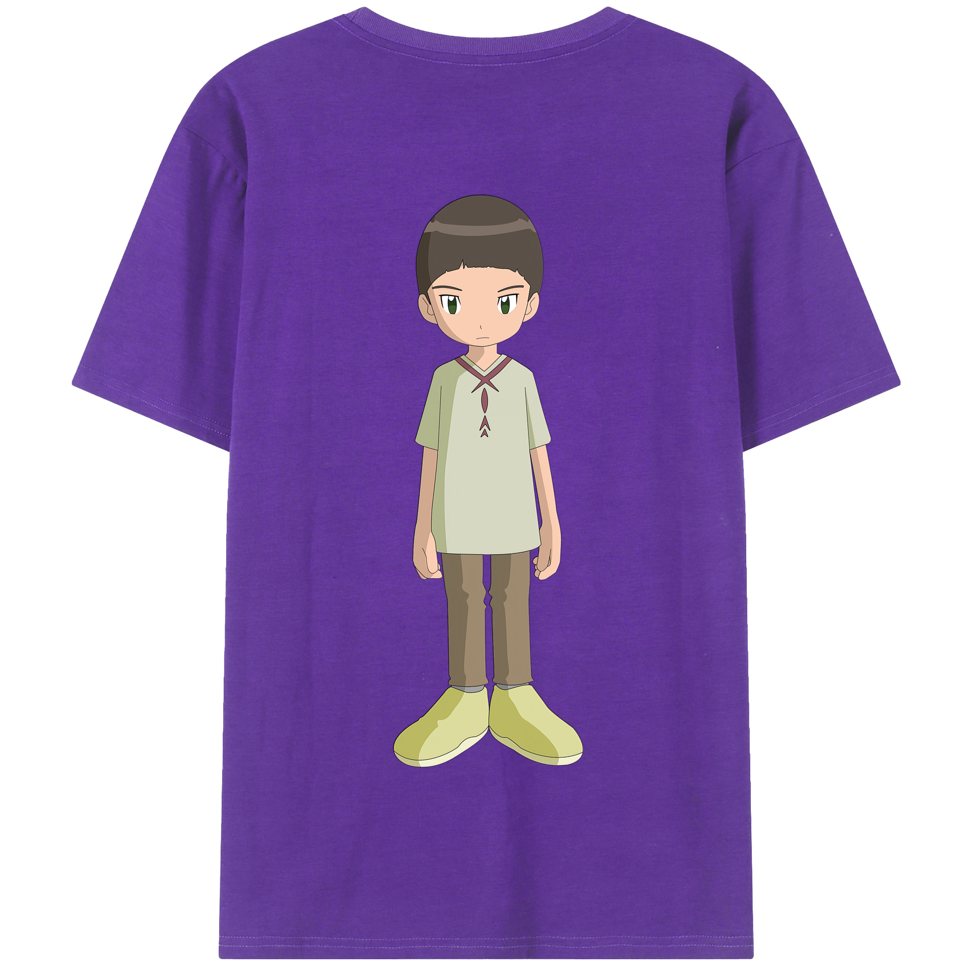 （画像用） Digimon デジタルモンスター/デジモン 綿100％半袖Tシャツ（背面プリント）