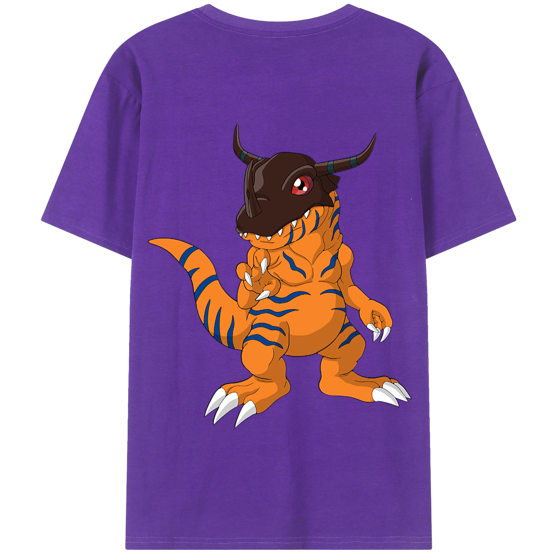 （画像用） Digimon デジタルモンスター/デジモン 綿100％半袖Tシャツ（背面プリント）
