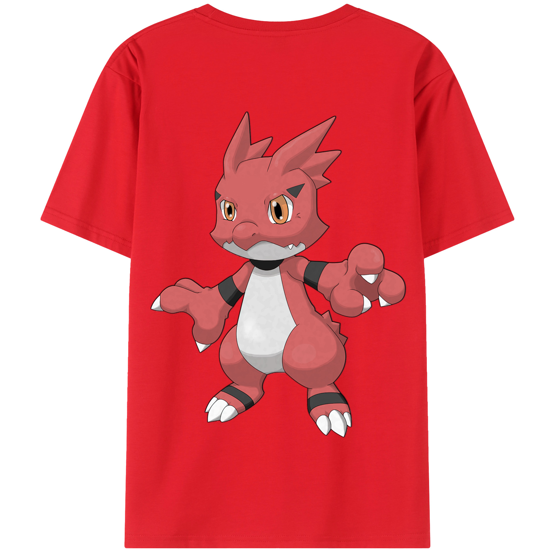 （画像用） Digimon デジタルモンスター/デジモン 綿100％半袖Tシャツ（背面プリント）