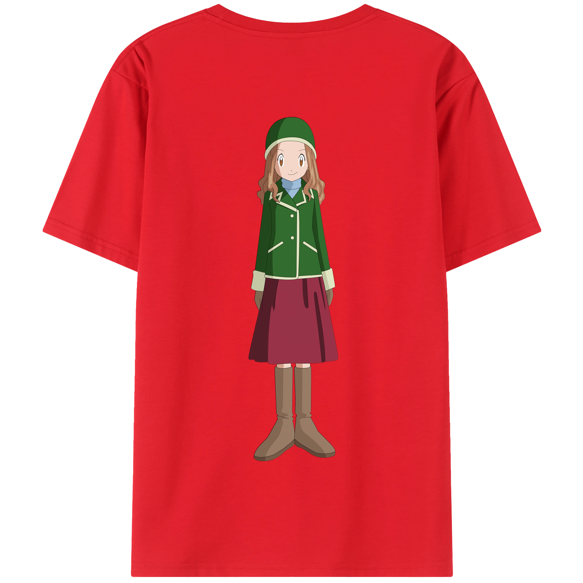 （画像用） Digimon デジタルモンスター/デジモン 綿100％半袖Tシャツ（背面プリント）