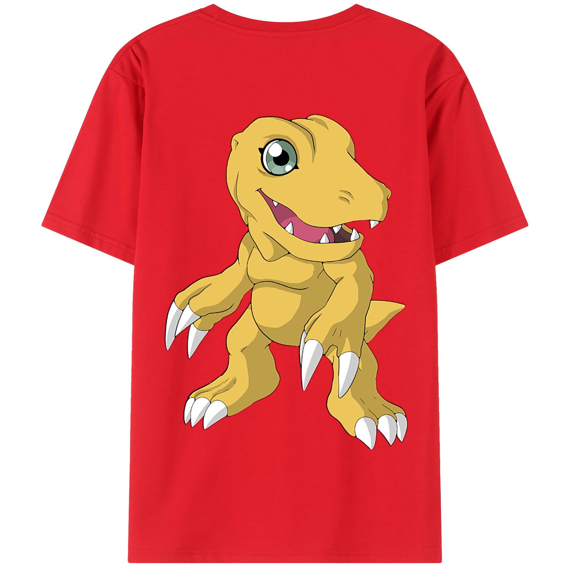 （画像用） Digimon デジタルモンスター/デジモン 綿100％半袖Tシャツ（背面プリント）