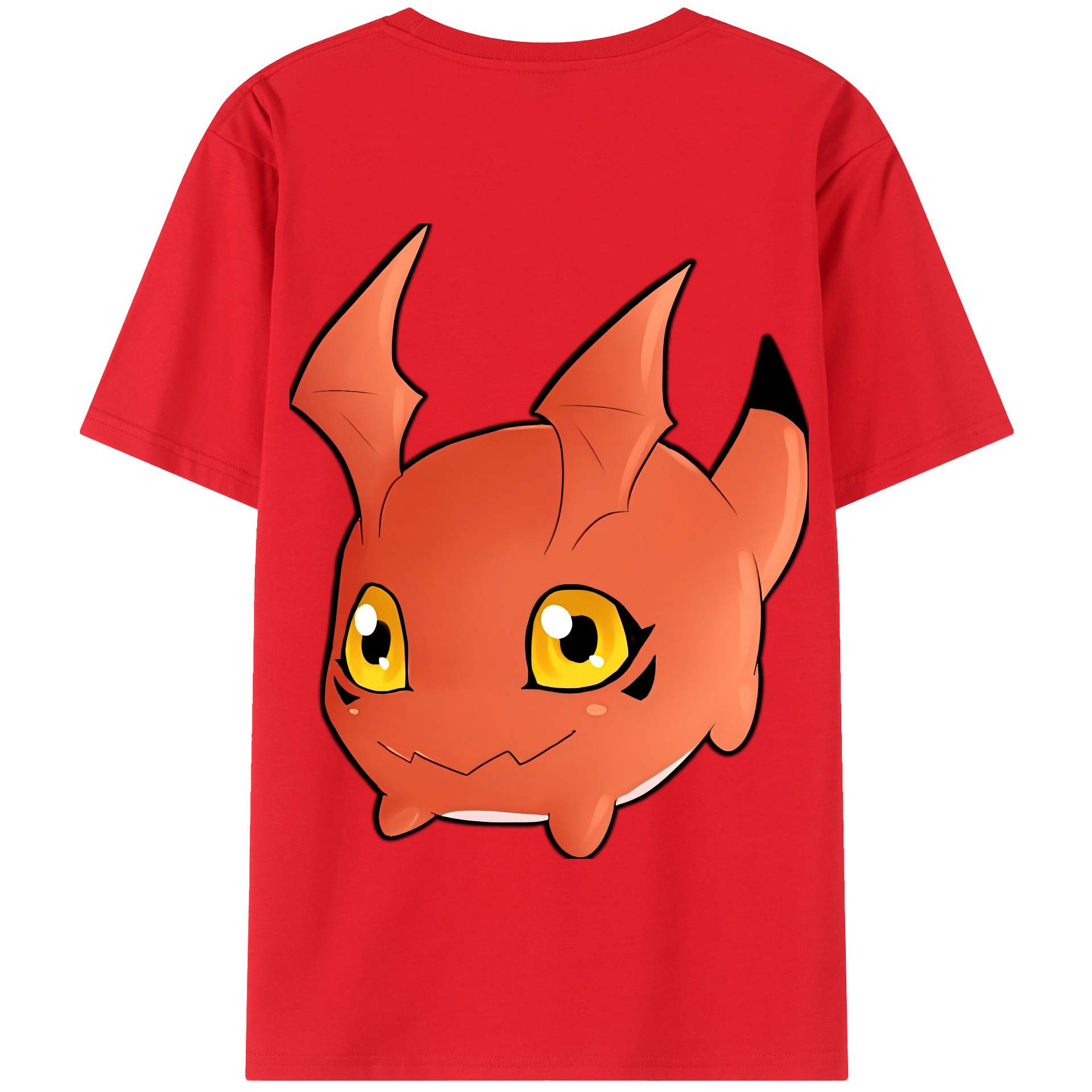 （画像用） Digimon デジタルモンスター/デジモン 綿100％半袖Tシャツ（背面プリント）