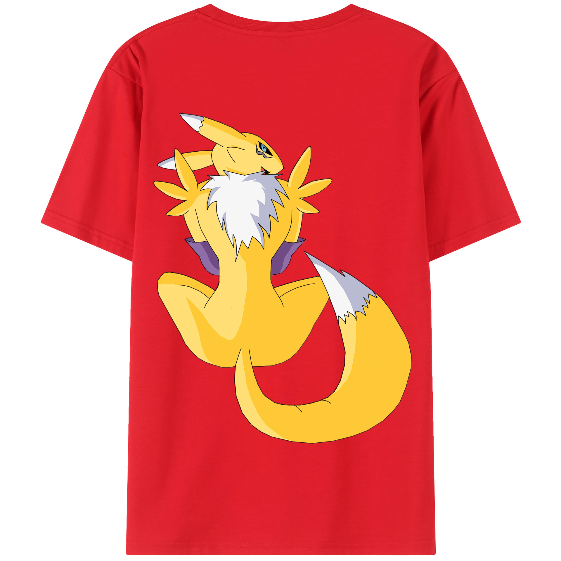 （画像用） Digimon デジタルモンスター/デジモン 綿100％半袖Tシャツ（背面プリント）
