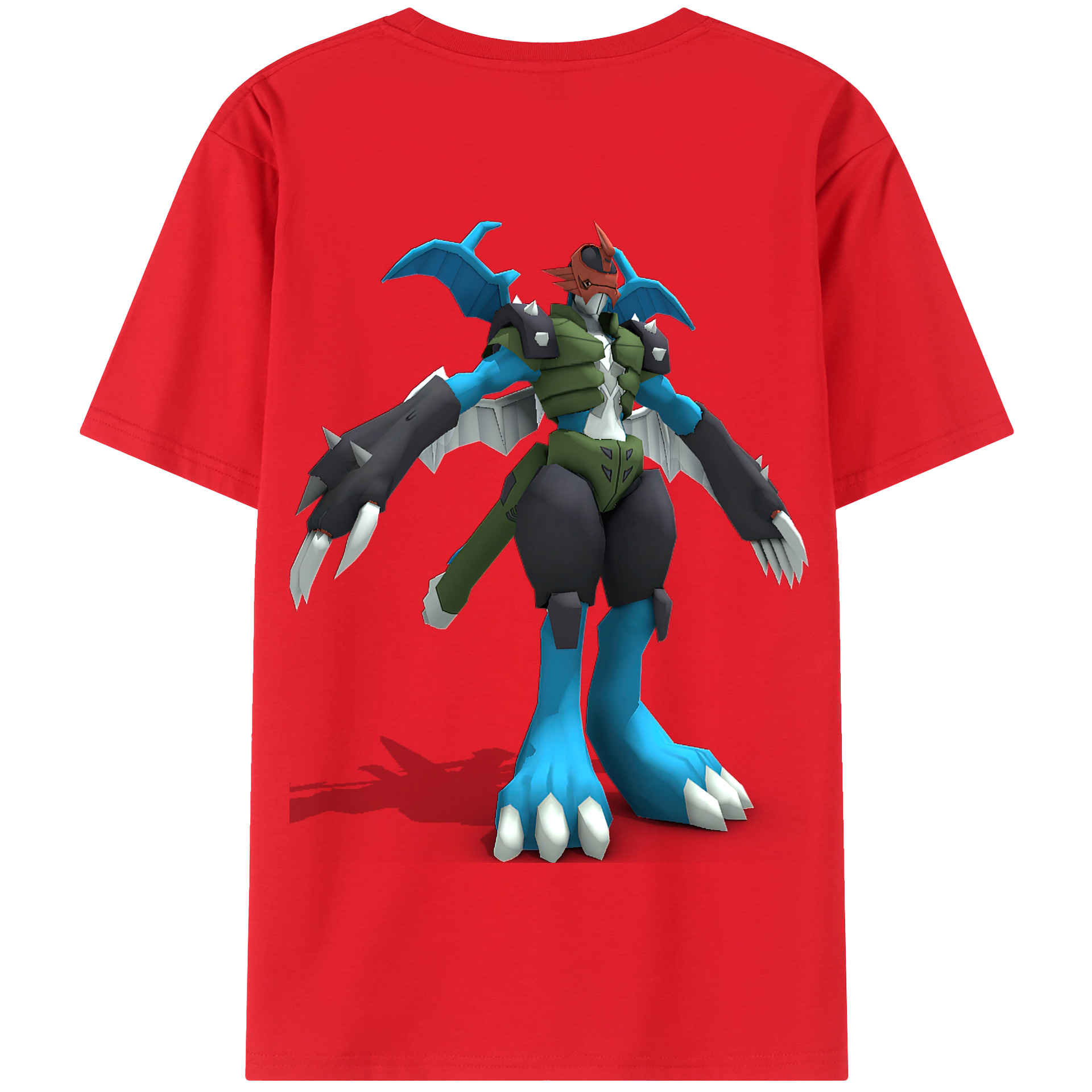 （画像用） Digimon デジタルモンスター/デジモン 綿100％半袖Tシャツ（背面プリント）