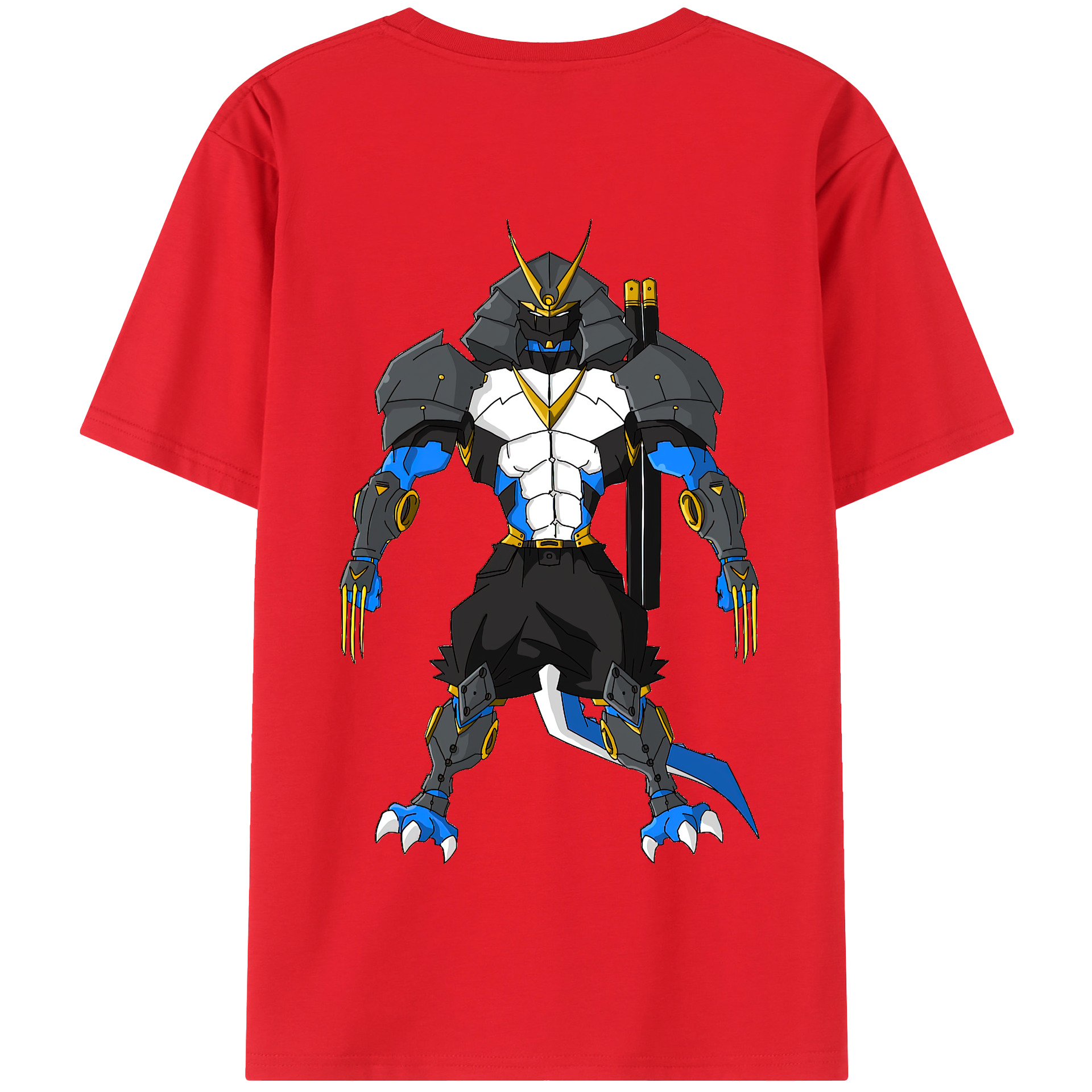 （画像用） Digimon デジタルモンスター/デジモン 綿100％半袖Tシャツ（背面プリント）