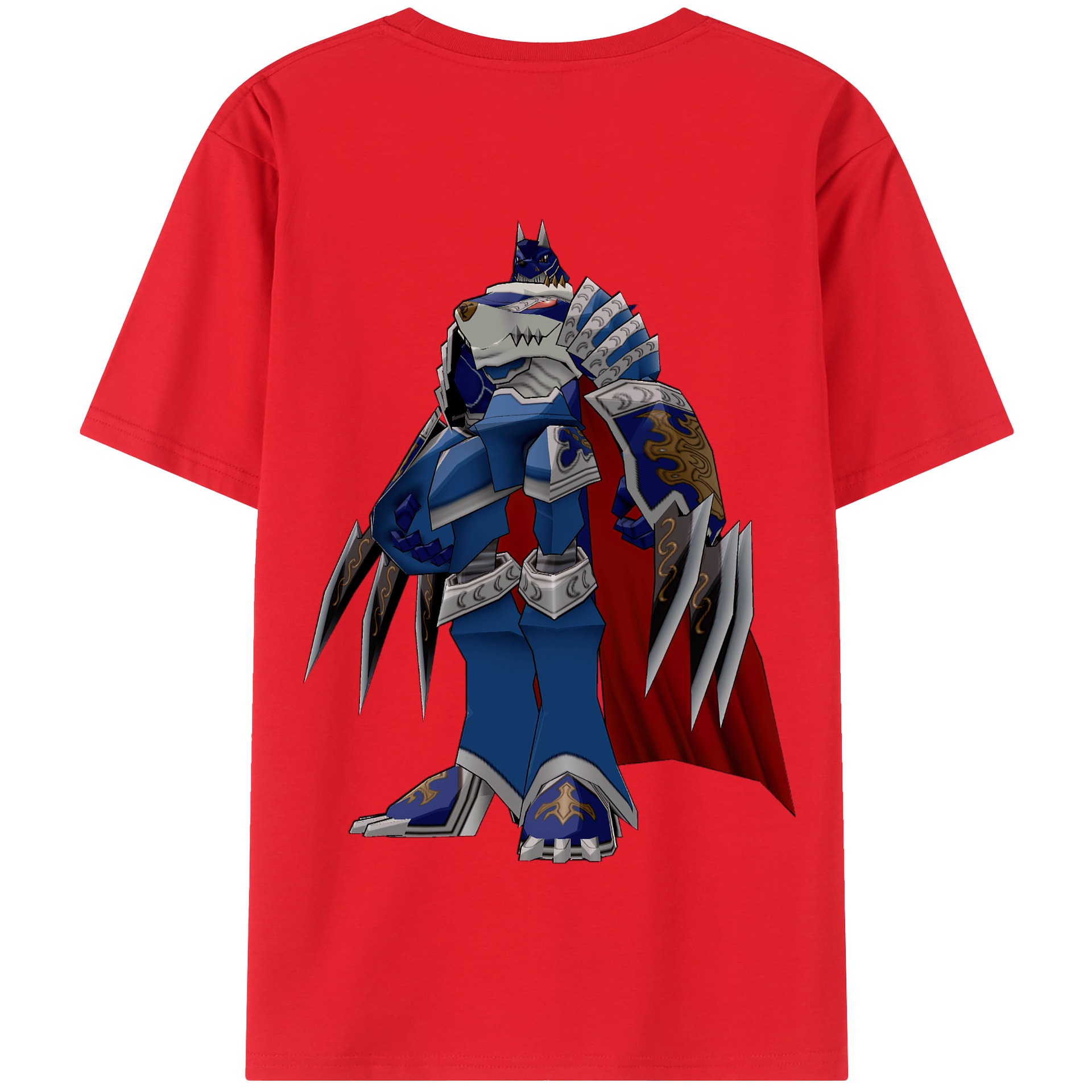 （画像用） Digimon デジタルモンスター/デジモン 綿100％半袖Tシャツ（背面プリント）