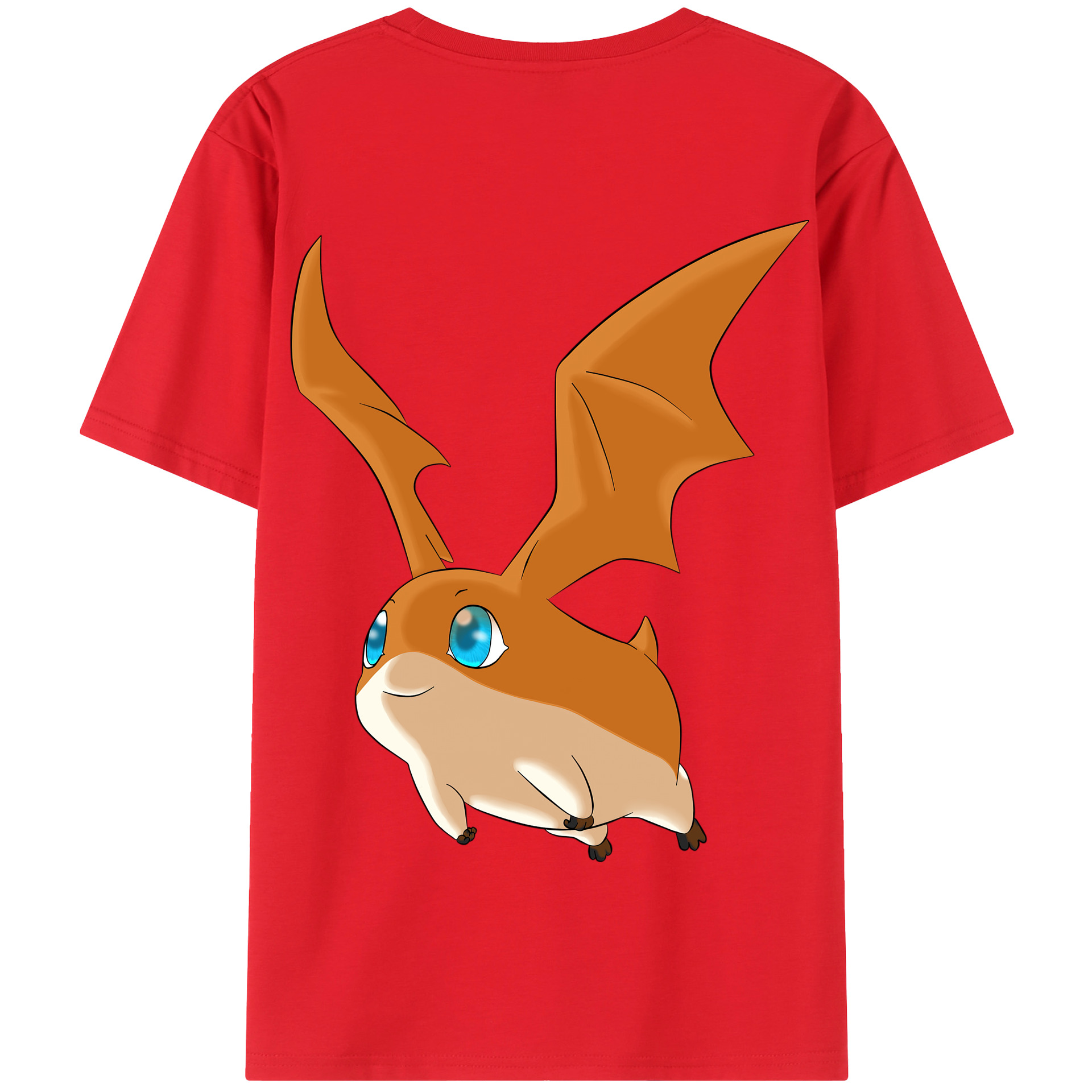 （画像用） Digimon デジタルモンスター/デジモン 綿100％半袖Tシャツ（背面プリント）