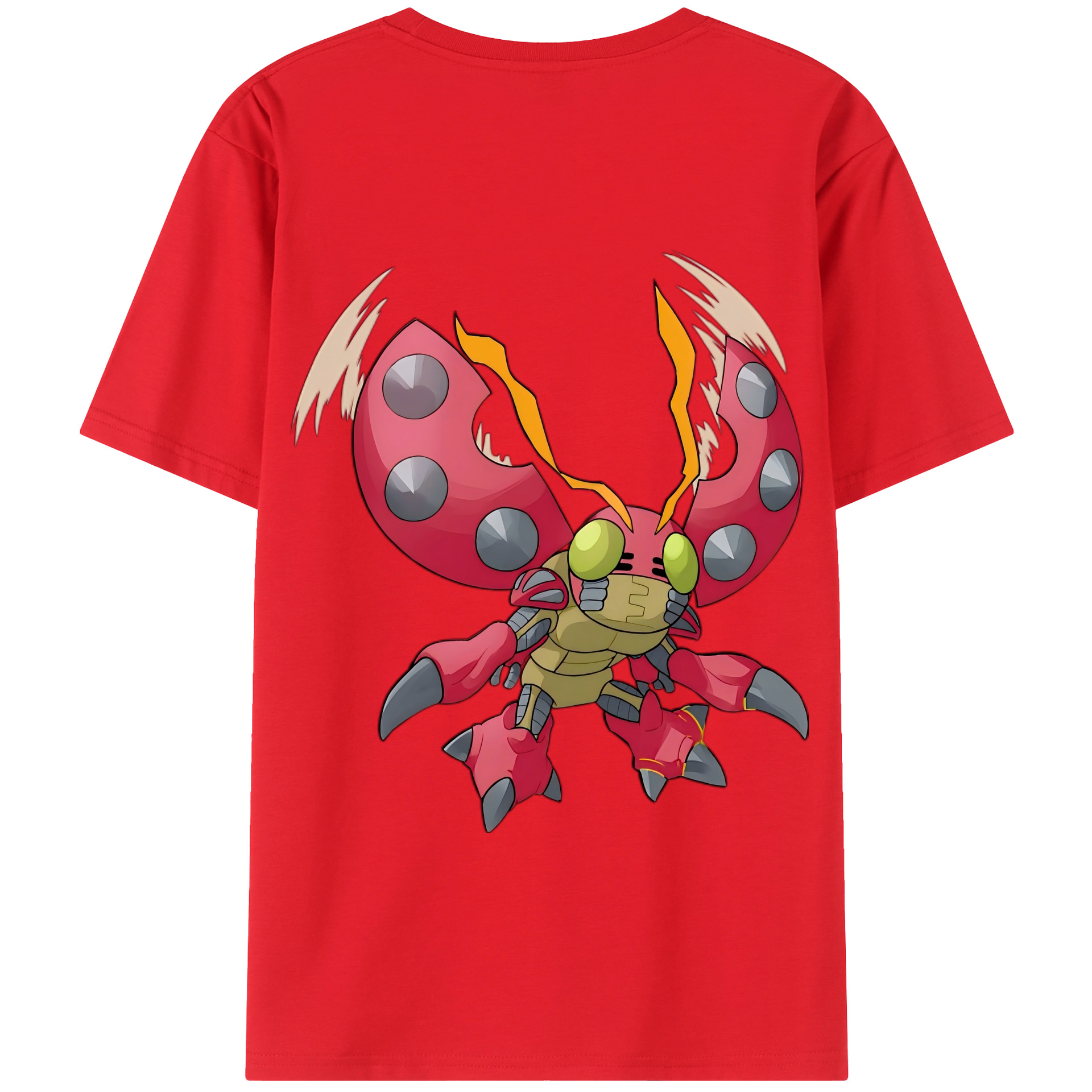 （画像用） Digimon デジタルモンスター/デジモン 綿100％半袖Tシャツ（背面プリント）