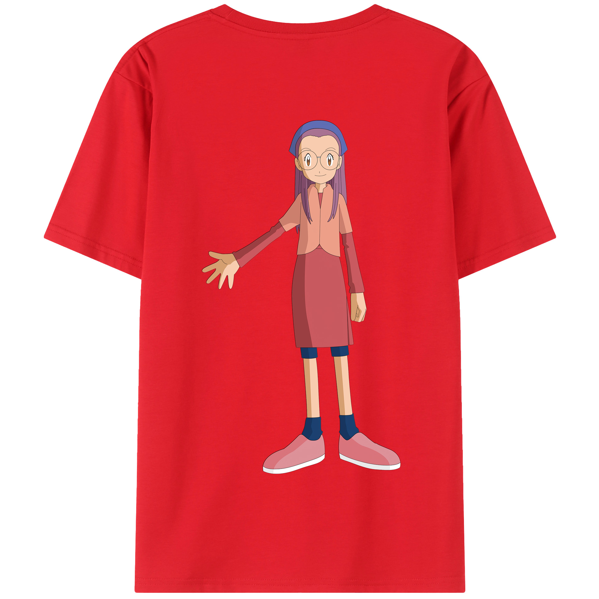 （画像用） Digimon デジタルモンスター/デジモン 綿100％半袖Tシャツ（背面プリント）