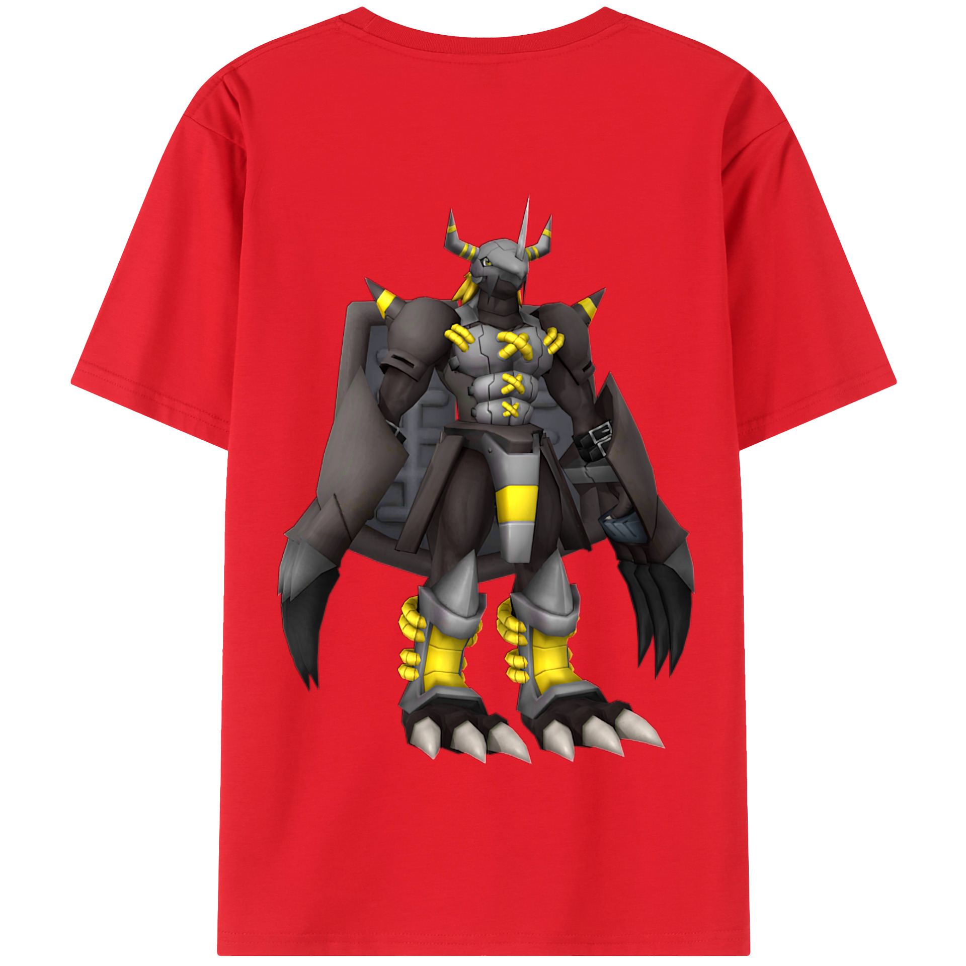 （画像用） Digimon デジタルモンスター/デジモン 綿100％半袖Tシャツ（背面プリント）