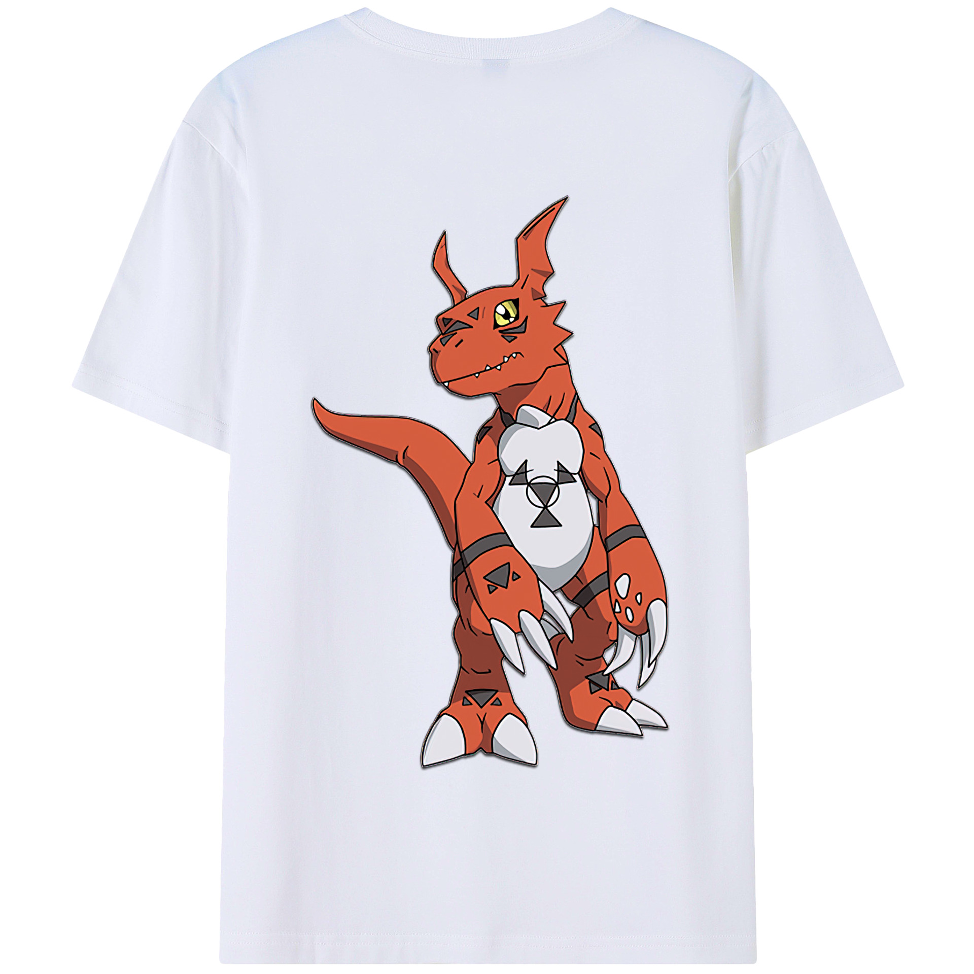 （画像用） Digimon デジタルモンスター/デジモン 綿100％半袖Tシャツ（背面プリント）