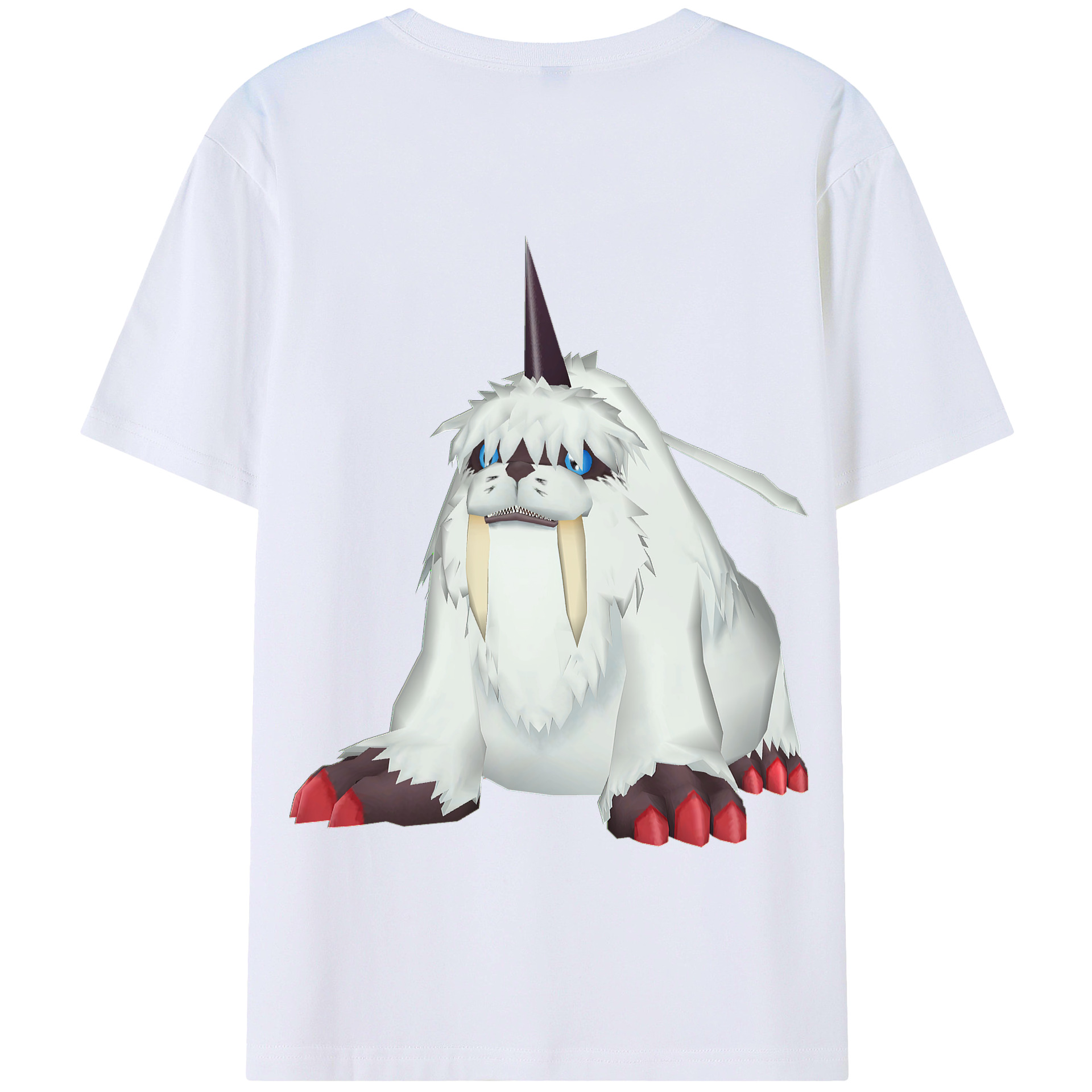 （画像用） Digimon デジタルモンスター/デジモン 綿100％半袖Tシャツ（背面プリント）