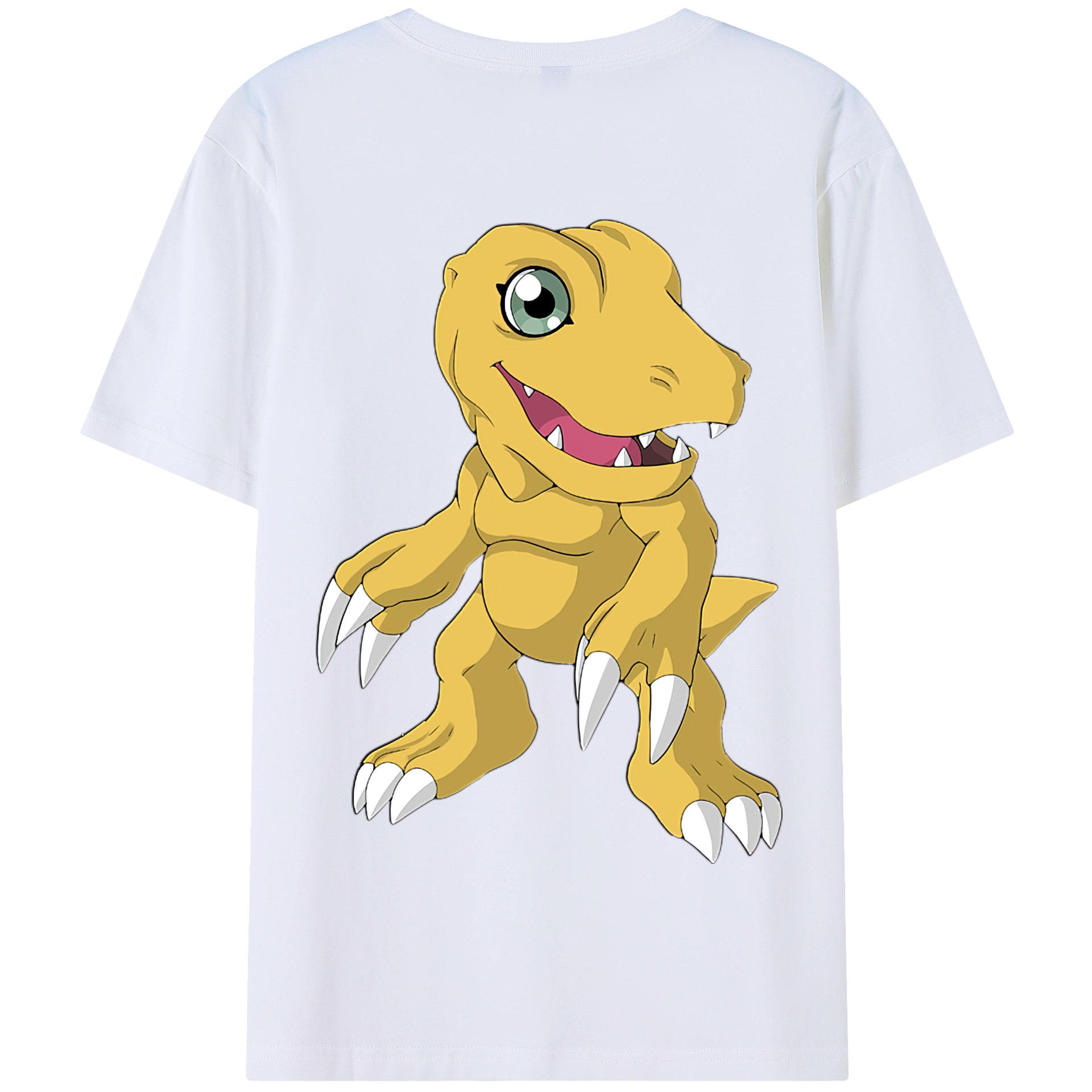 （画像用） Digimon デジタルモンスター/デジモン 綿100％半袖Tシャツ（背面プリント）